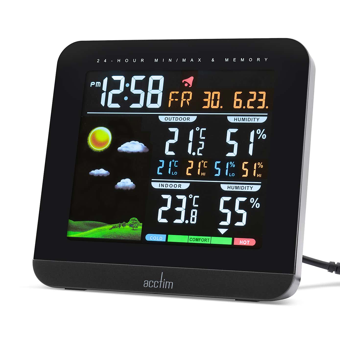 Acctim Wyndham 6-in-1 Barometric Weather Station