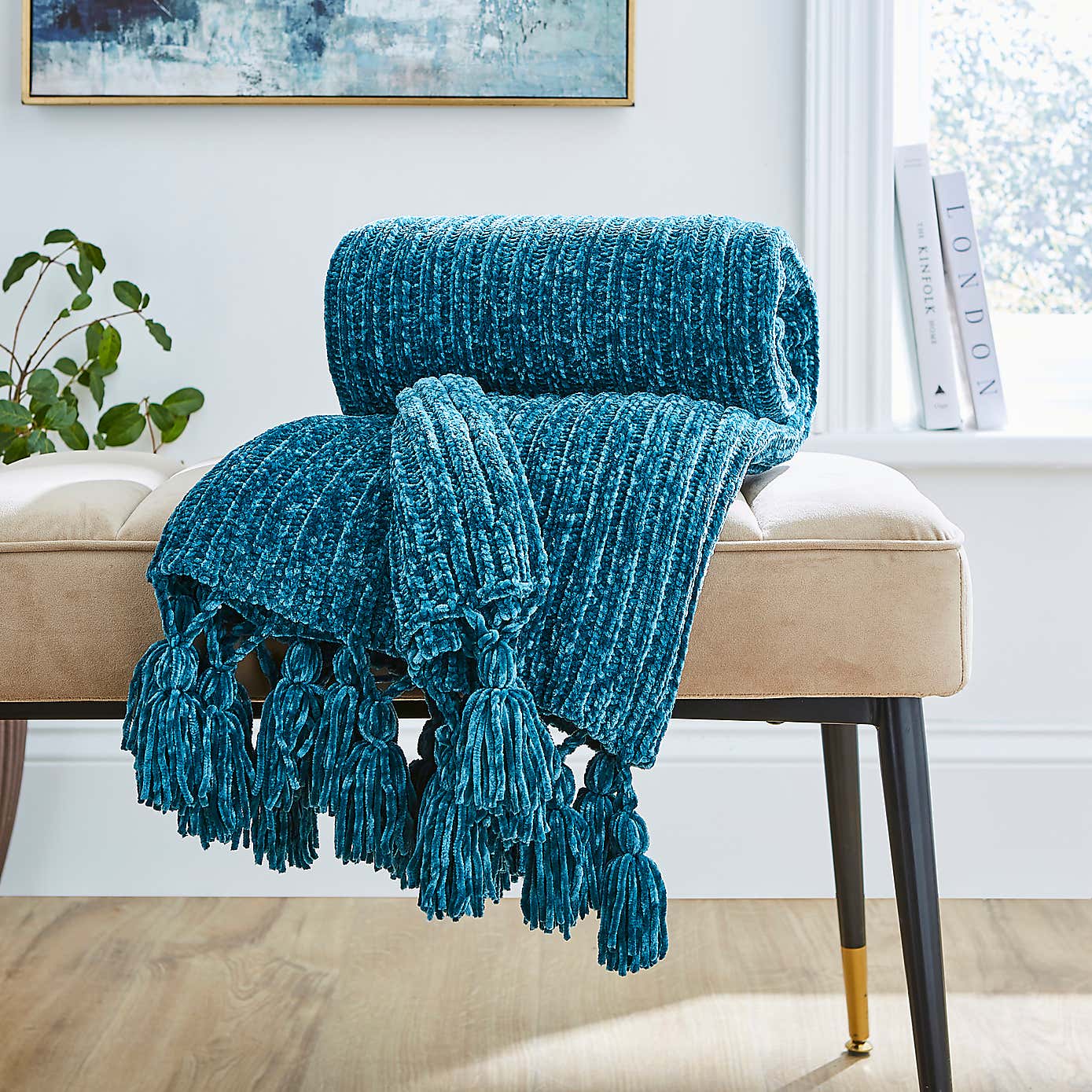Chunky Chenille Throw 130x180cm