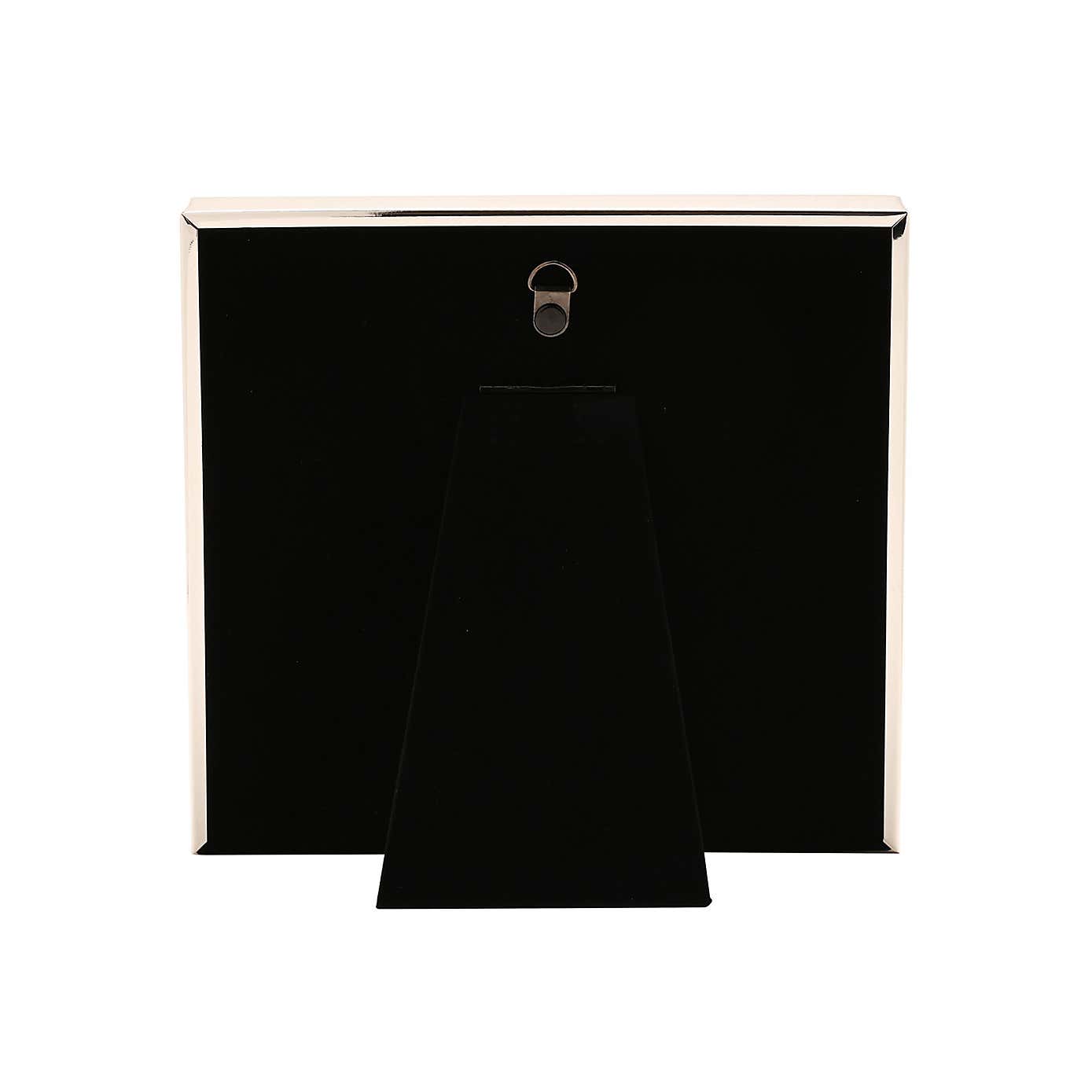 Amore Silver Plated Mr & Mrs Box Photo Frame with Crystals