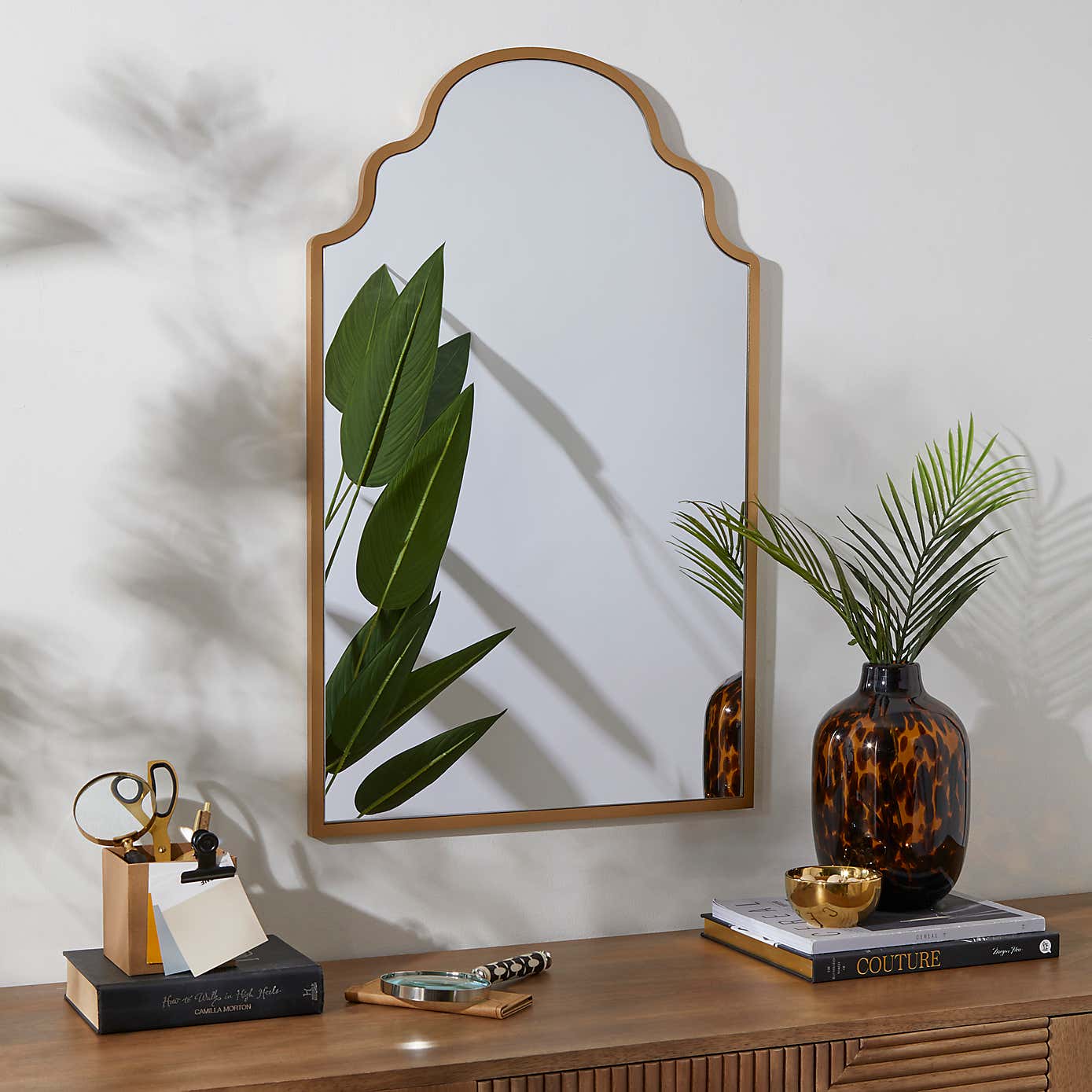 Moroccan Curved Wall Mirror