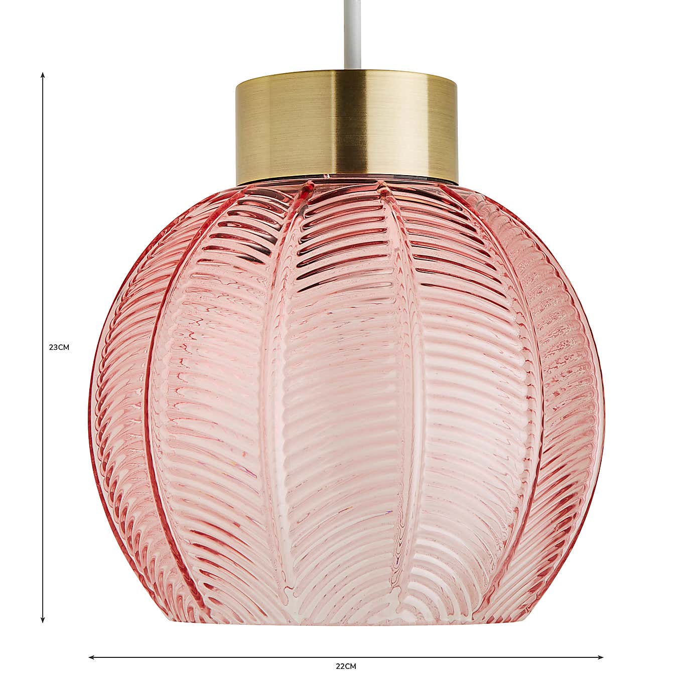 Colleen Glass Easy Fit Pendant Shade
