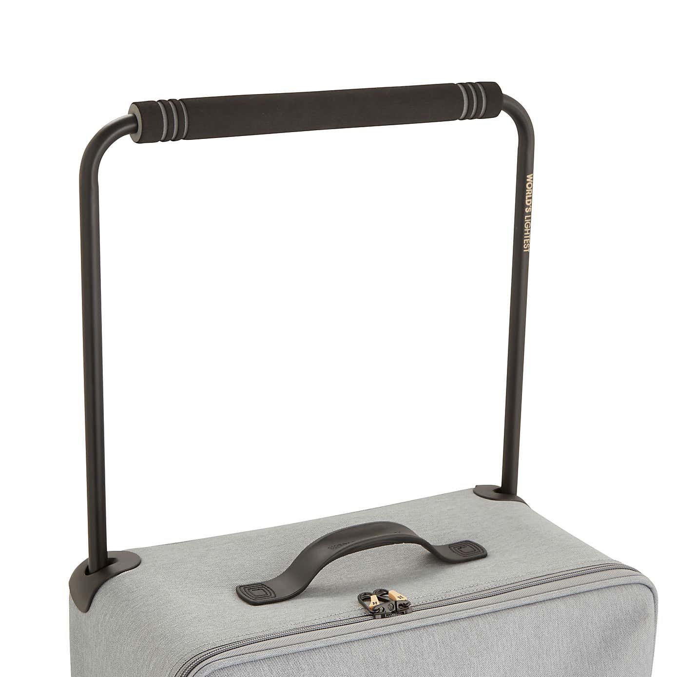 IT Luggage Worlds Lightest Grey Suitcase