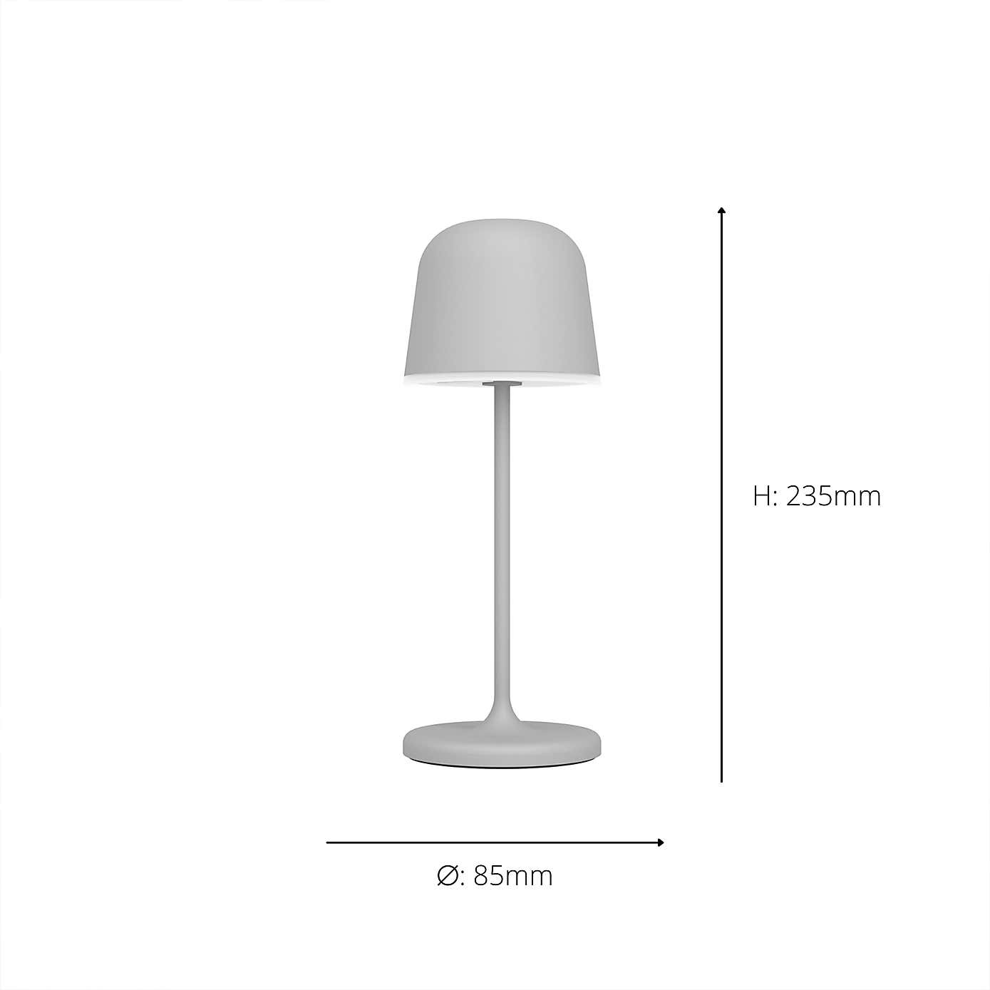 EGLO Mannera Touch Dimmable LED Outdoor Table Lamp