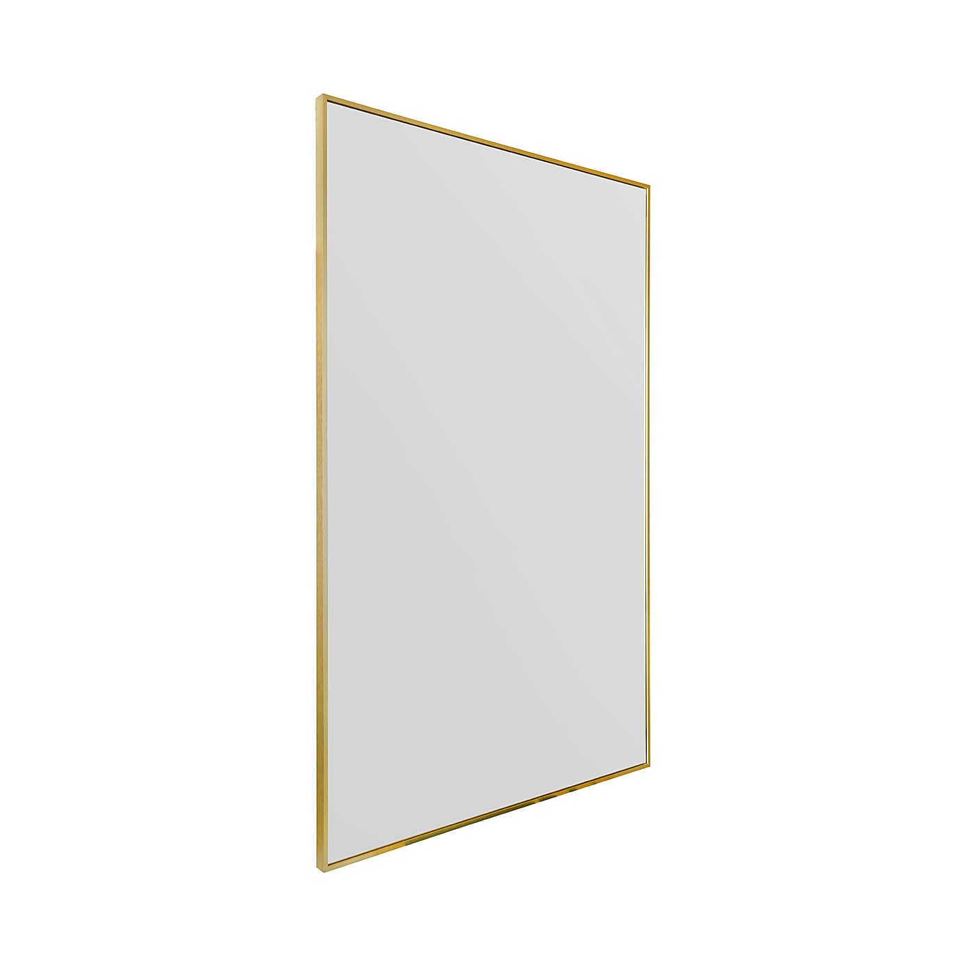 Artus Aluminium Rectangle Wide Full Length Wall Mirror