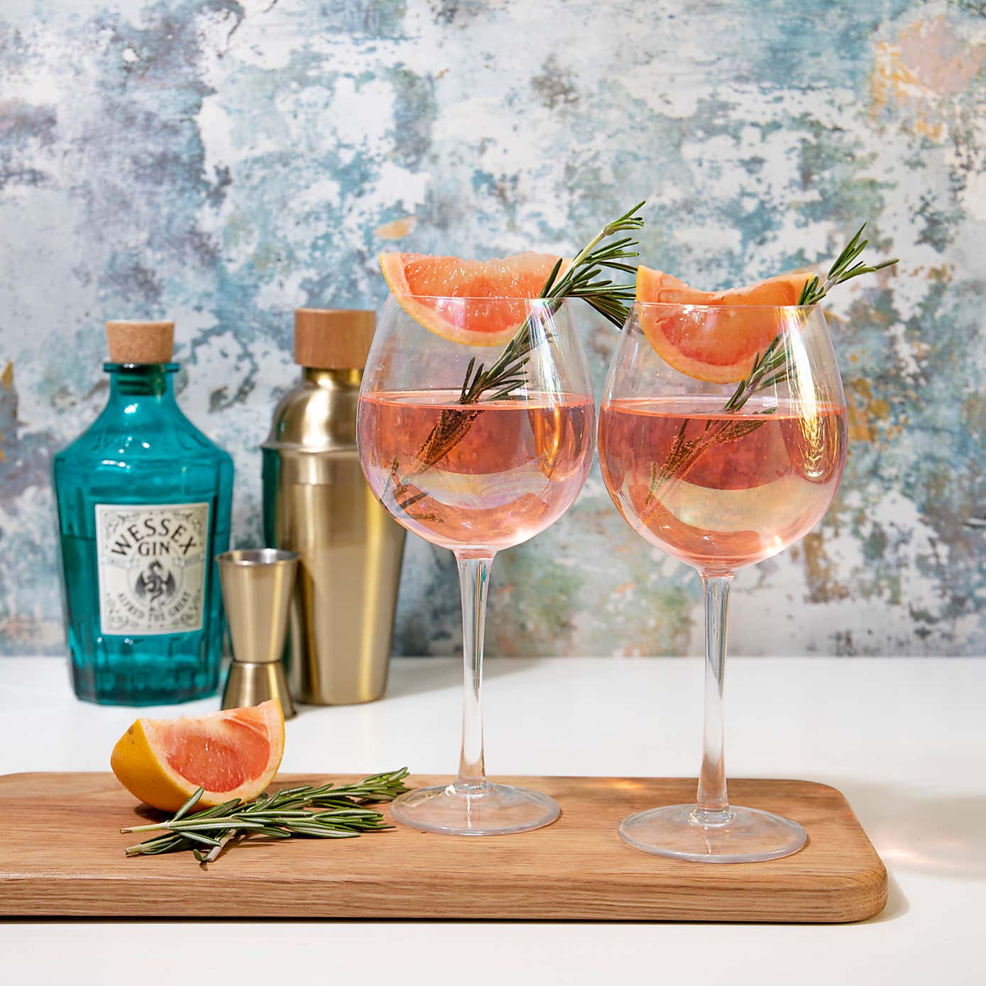 BarCraft Set of 2 Lustre Gin Glasses