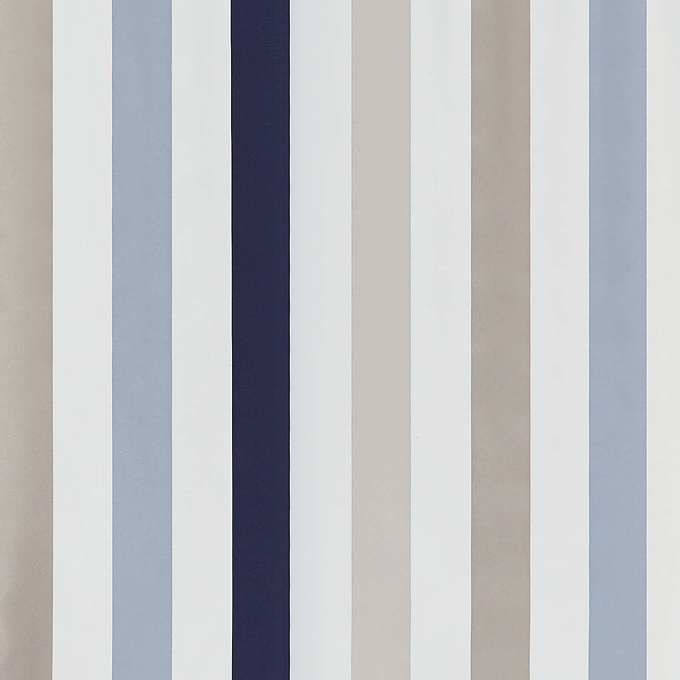 Nautical Bold Stripe Shower Curtain
