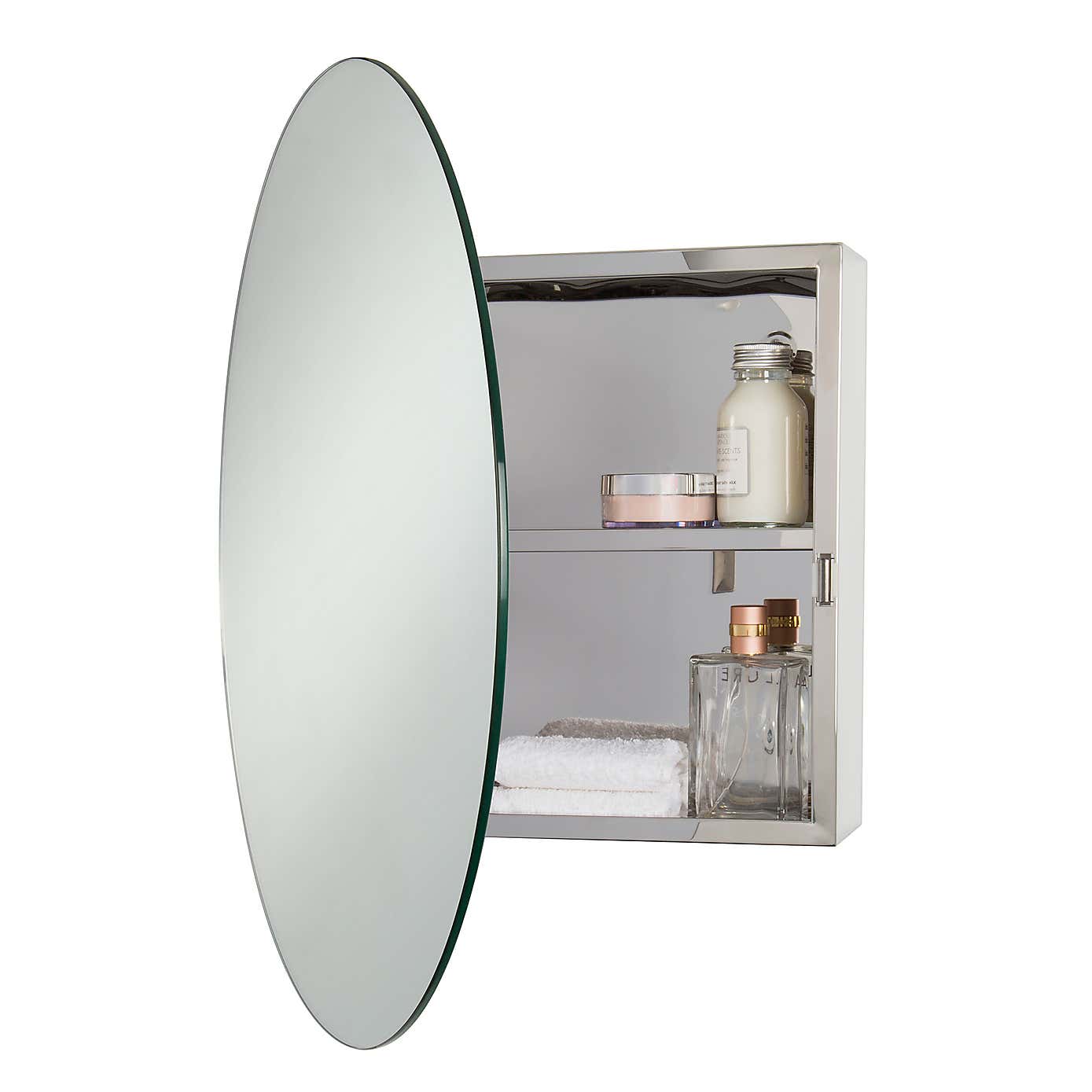 Severn Circular Mirror Door Cabinet