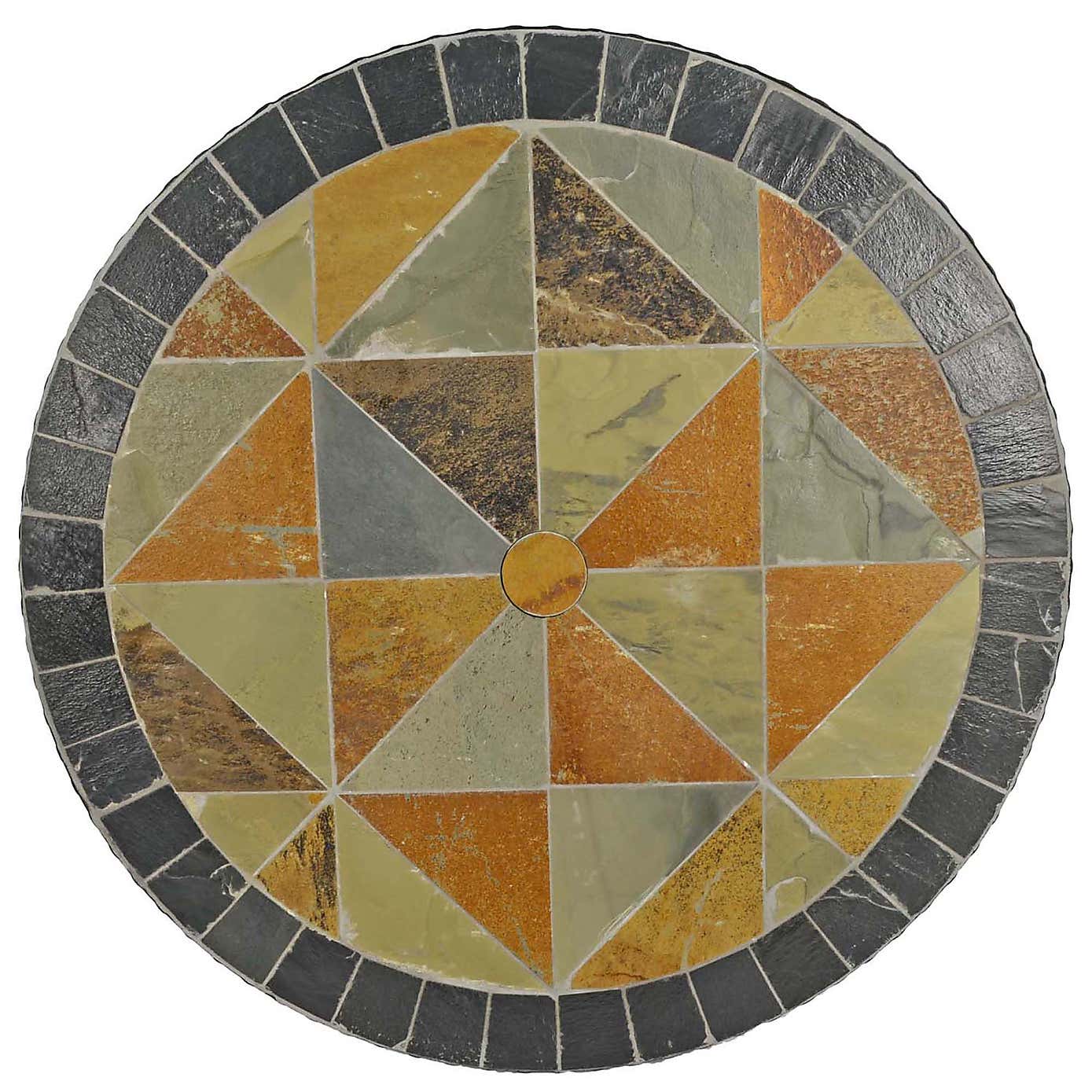 Tampa 76cm Bistro Table Set with 2 Mayfield Chairs