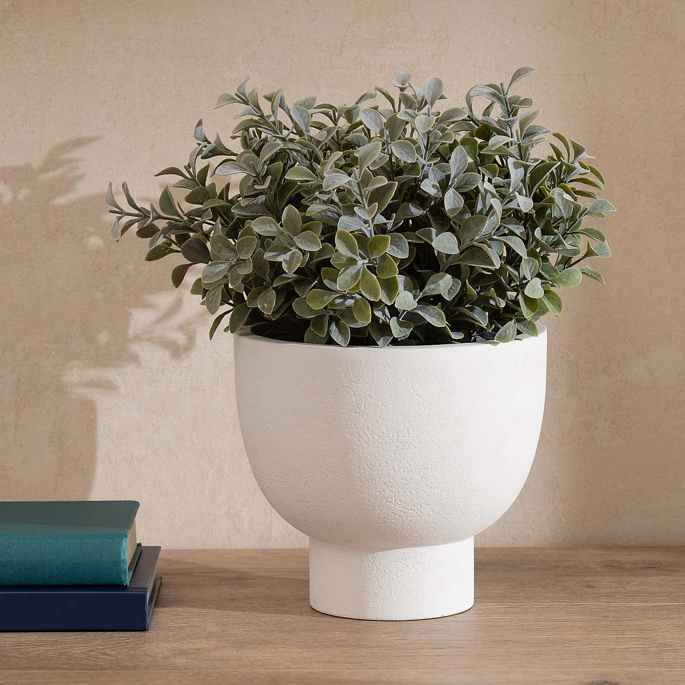 Artificial Foliage in Footed Plant Pot