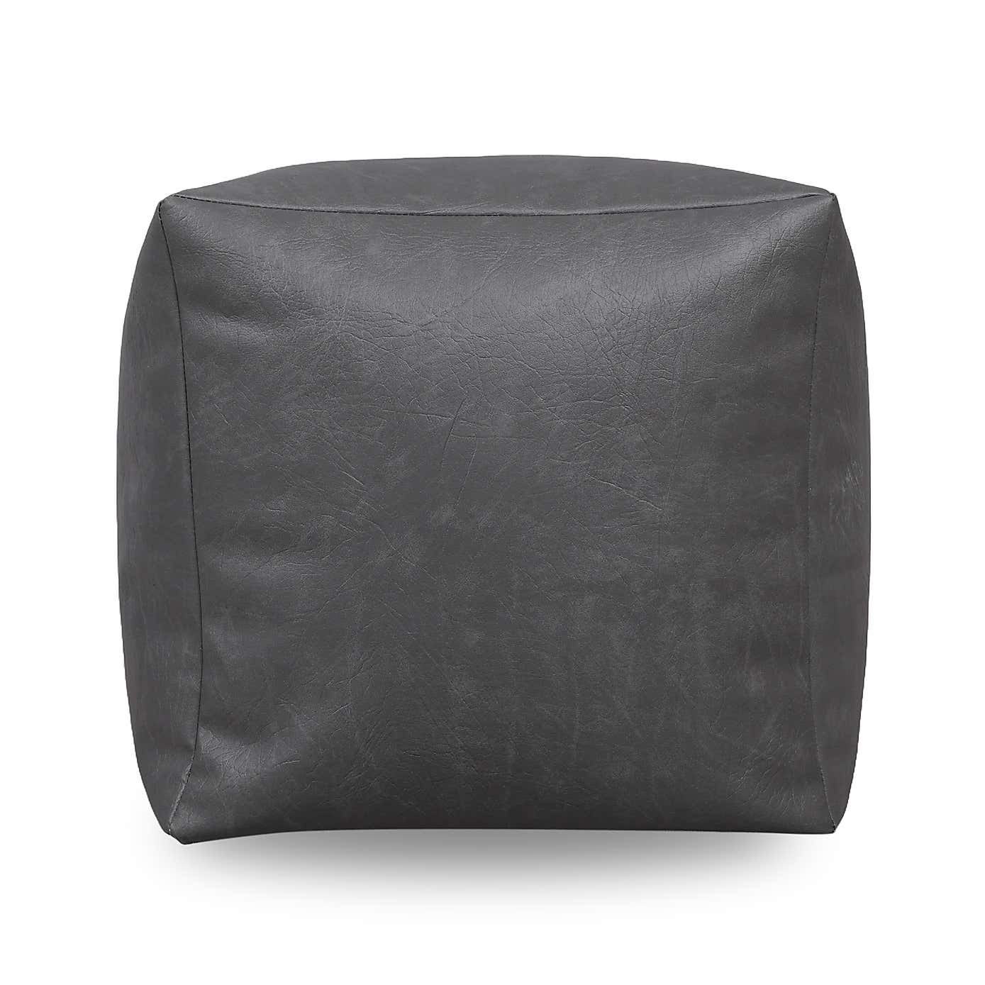Kaikoo Faux Leather Beanbag Cube