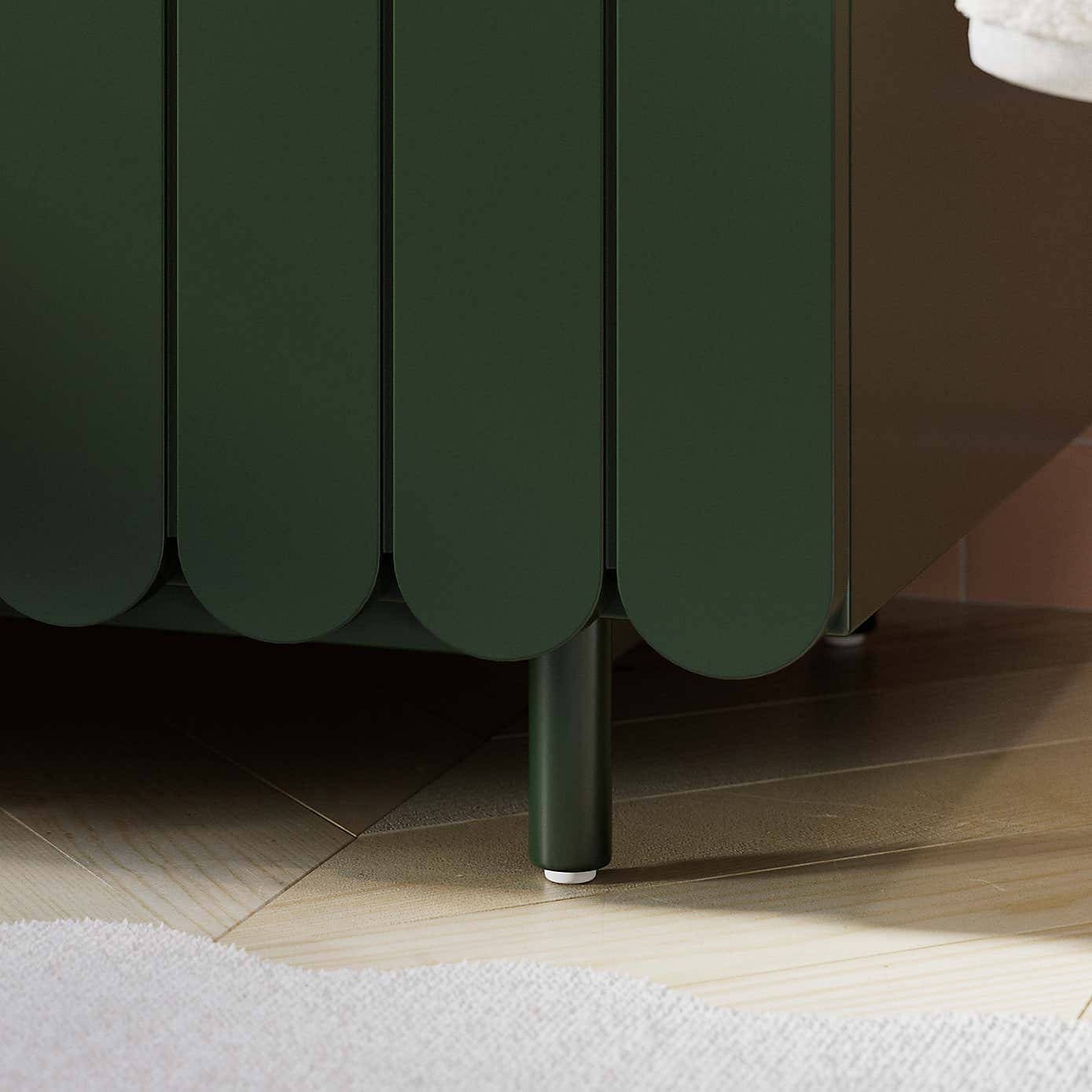 Scallop Bathroom Cabinet