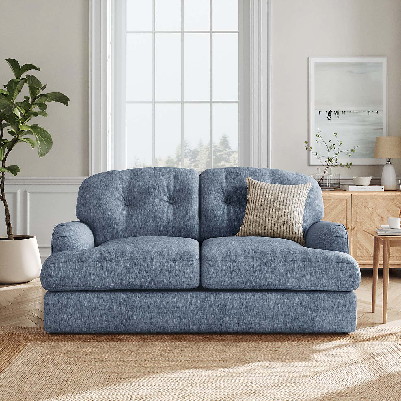 Slub Faux Linen Fabric Sample