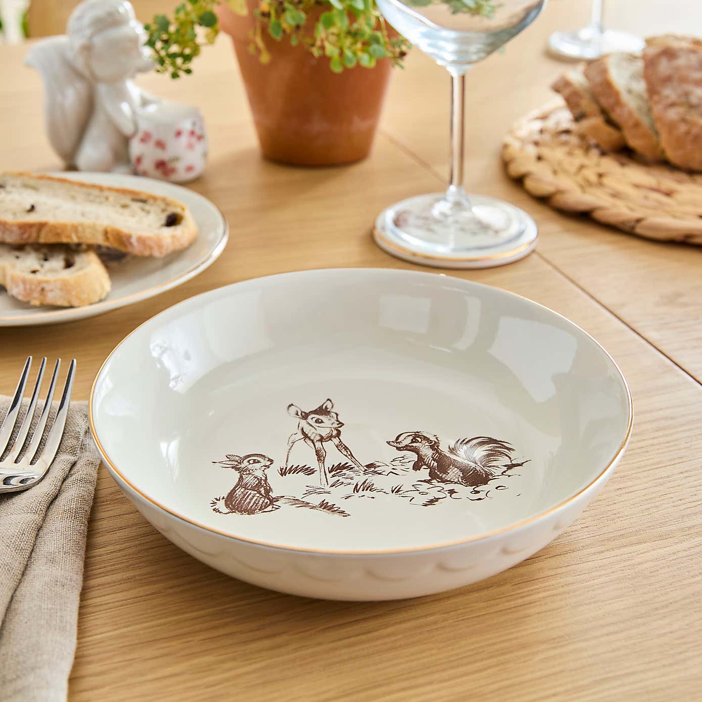 Disney Bambi Embossed Pasta Bowl