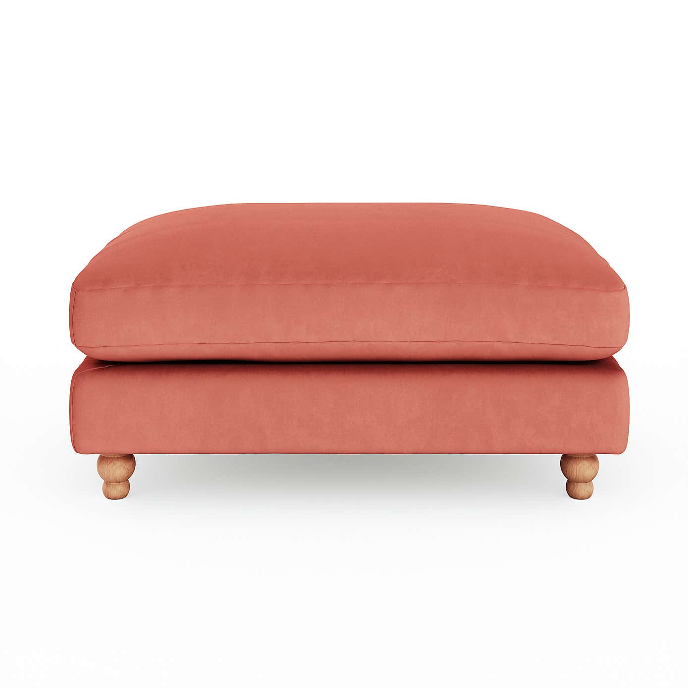 Martha Matte Plush Velvet Footstool