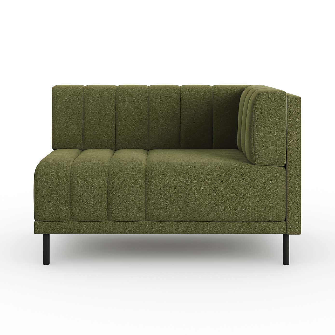 Amali Corner Dining Bench, Boucle