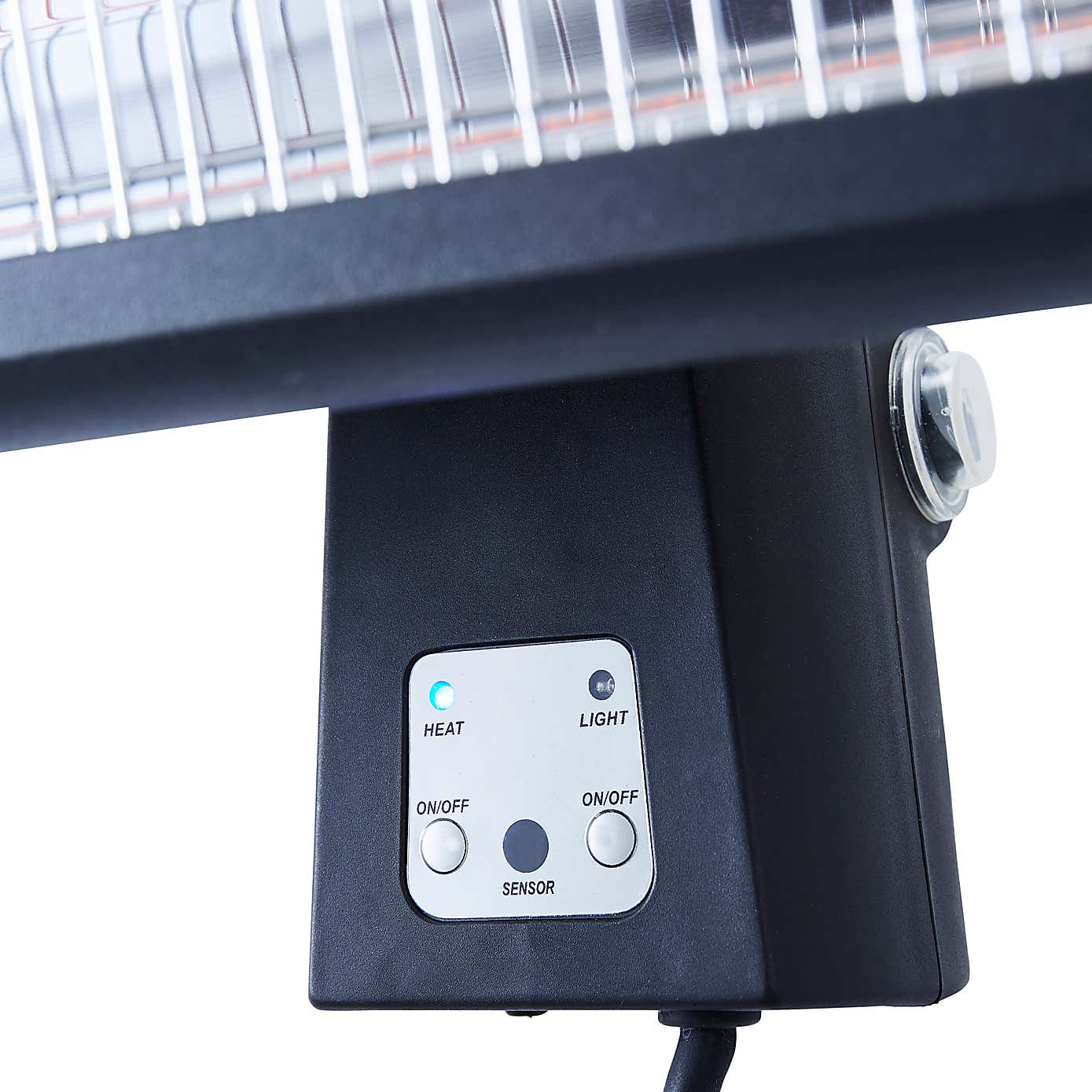 Blaze Large Wall Mounted Patio Heater with LED Lights