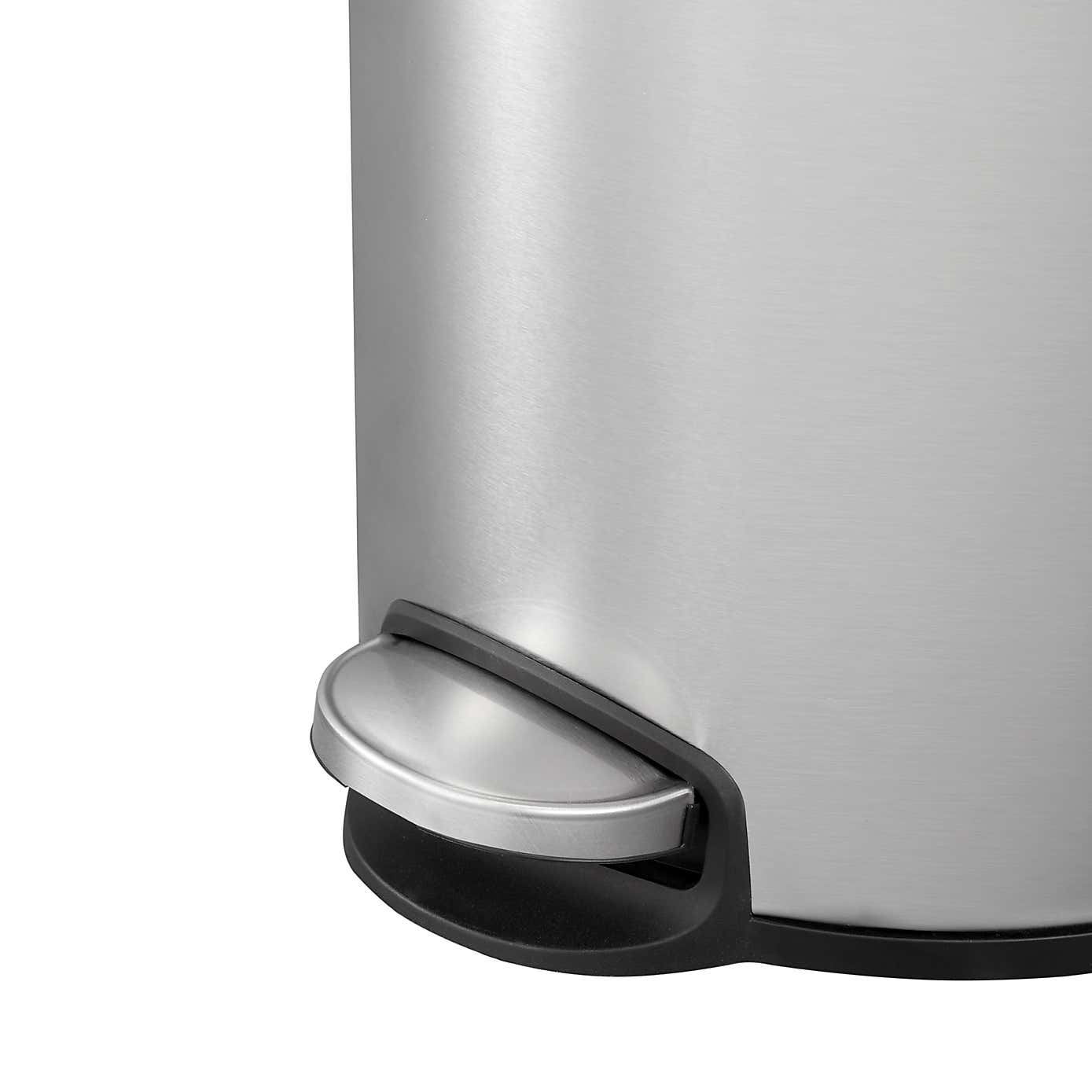EKO Eva 30 Litre Steel Pedal Bin