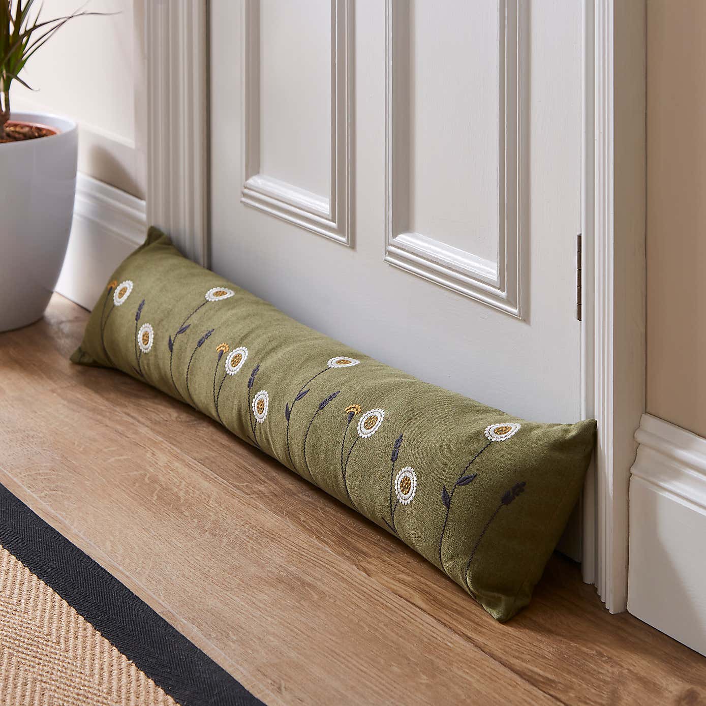 Scandi Floral Draught Excluder