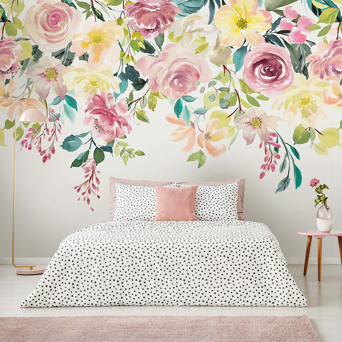 Watercolour Florals Mural