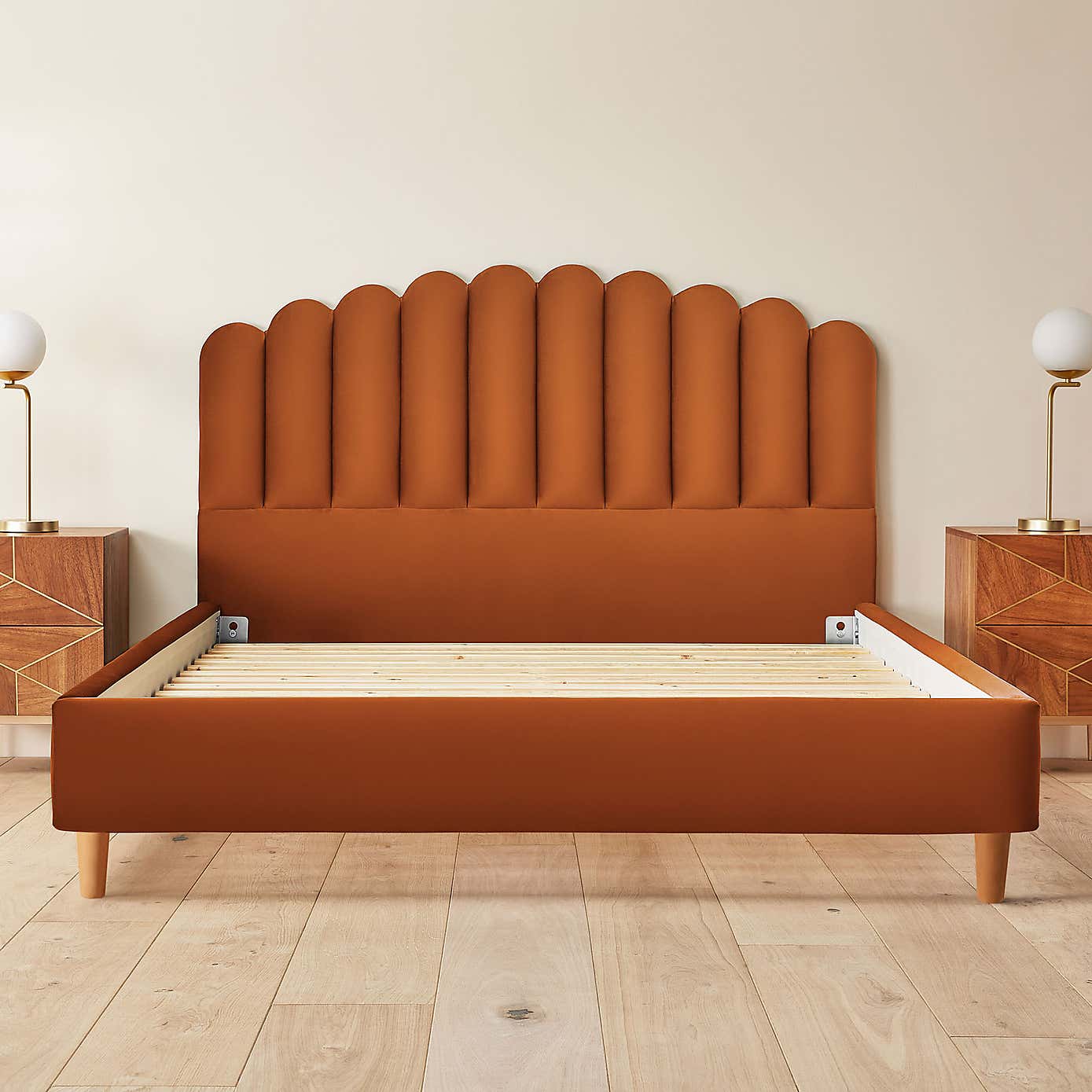 Silentnight Oriana Bed Frame, Velvet