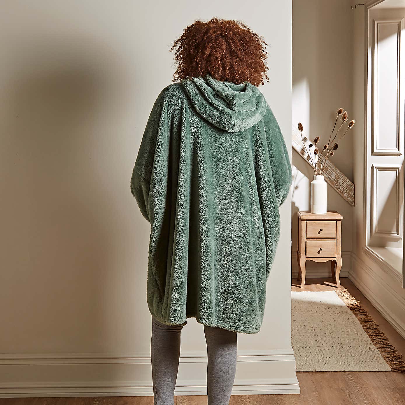 Teddy Oversized Blanket Hoodie