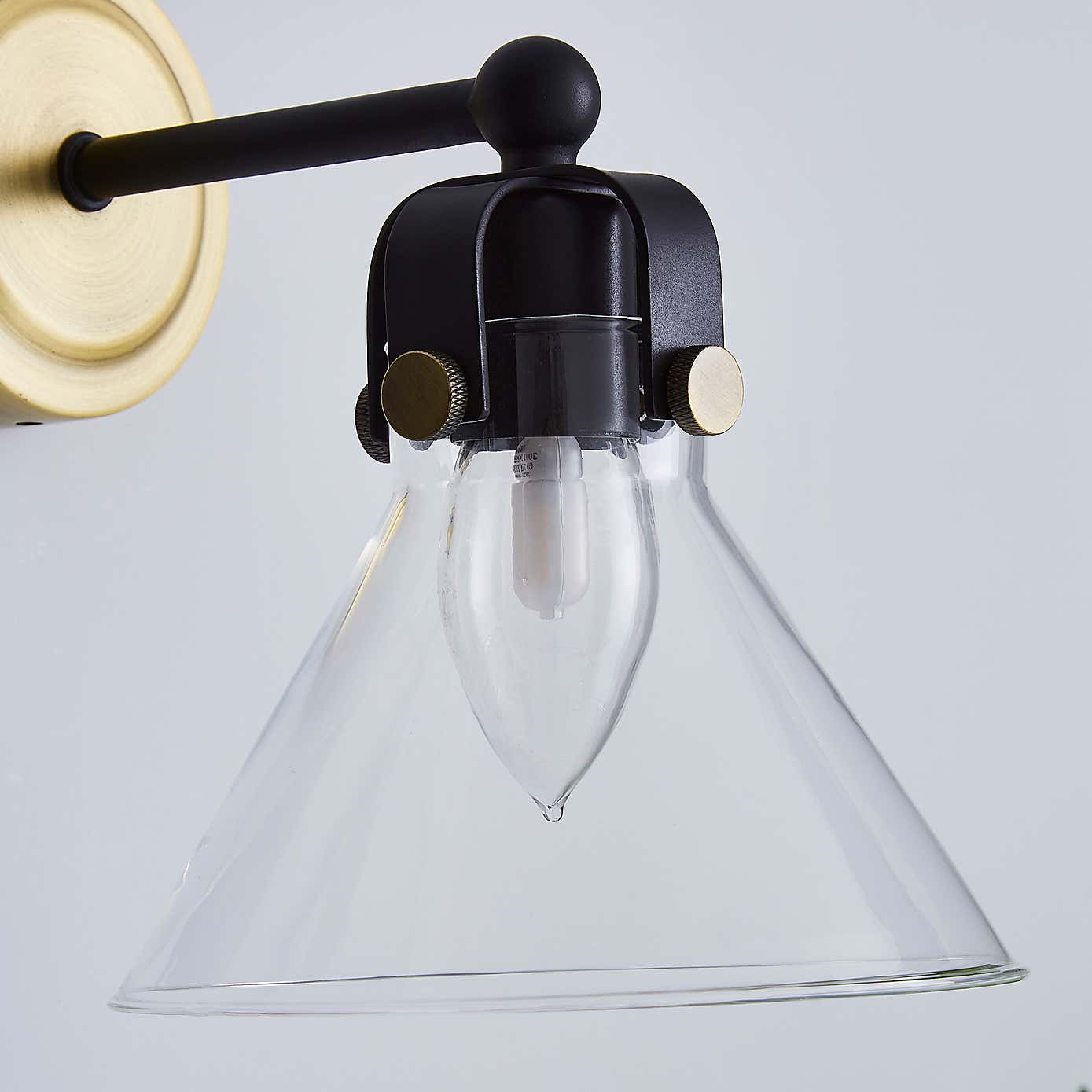 Paulson Bathroom Wall Light Antique Brass