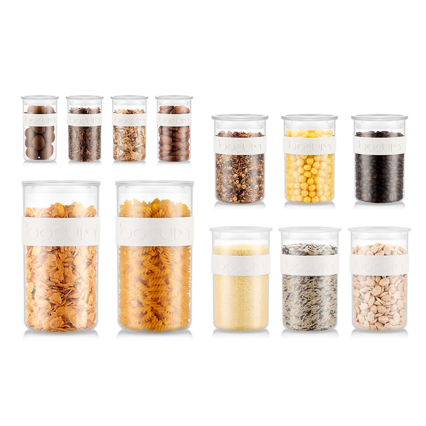 Bodum Presso Set of 12 Storage Jars