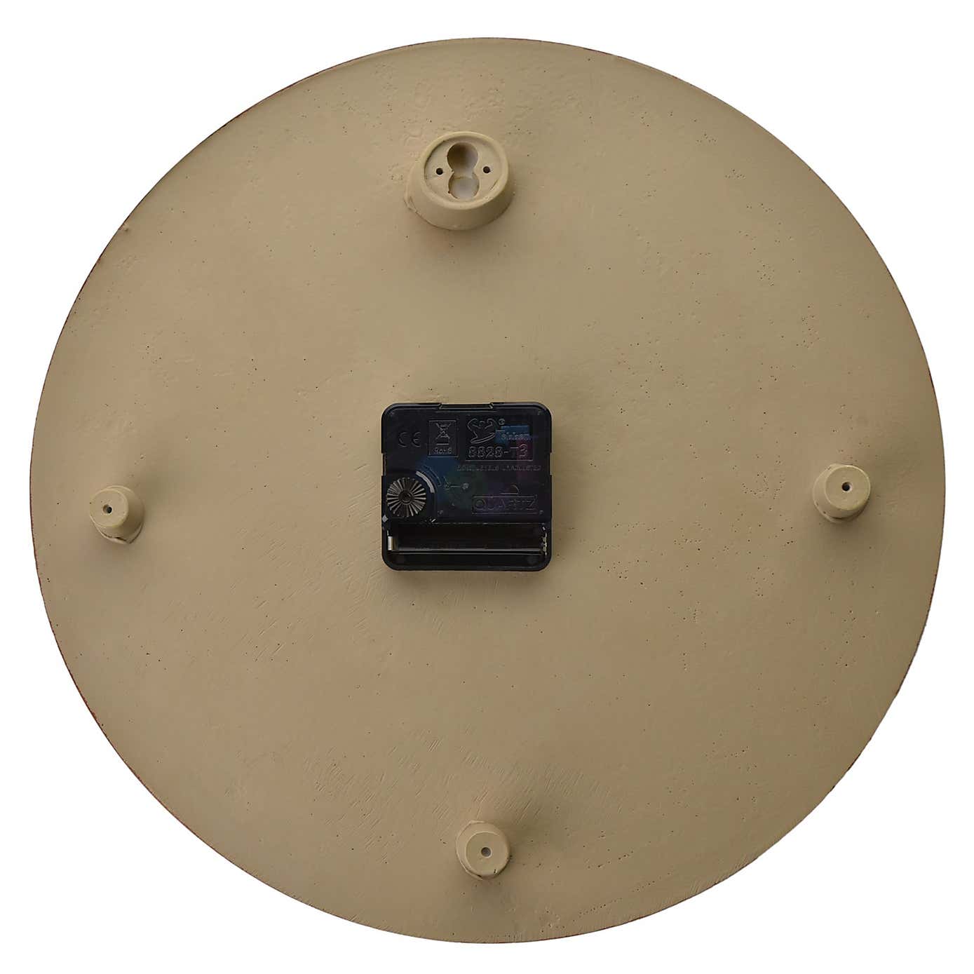 Interval Narrow Baton Resin Wall Clock