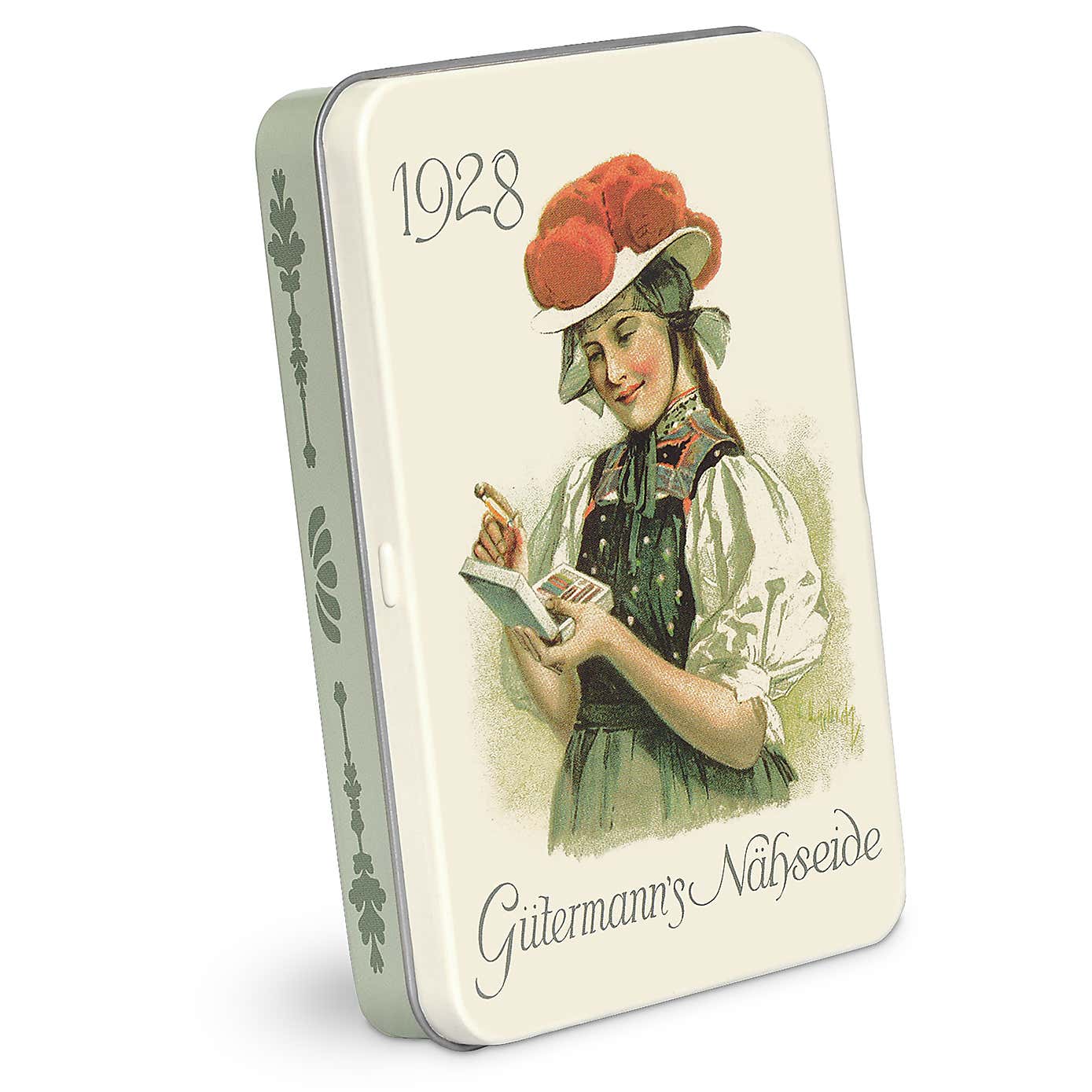 Thread Storage Tin Nostalgic 8x100m Bright Shades