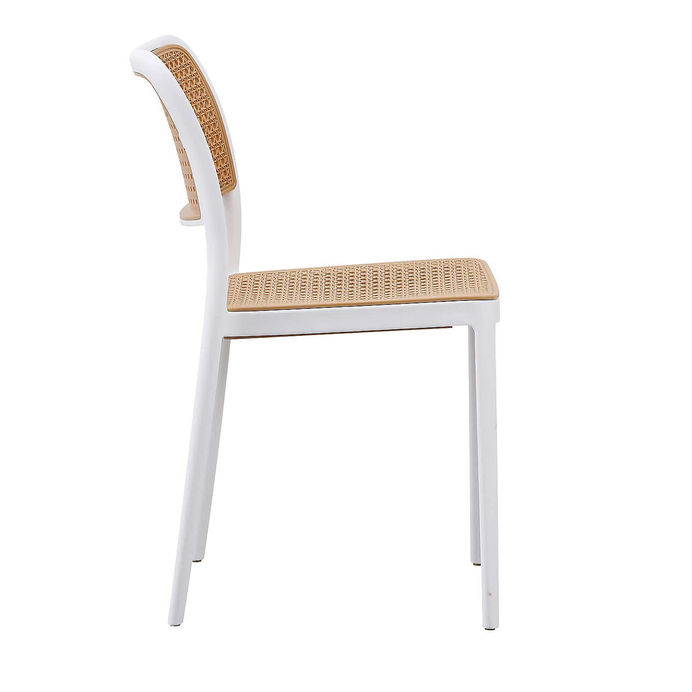 Fusion Living Plastic Cafe Dining Chair