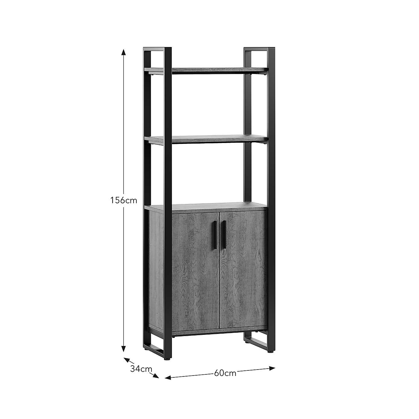 Freddie Bookcase Oak Effect