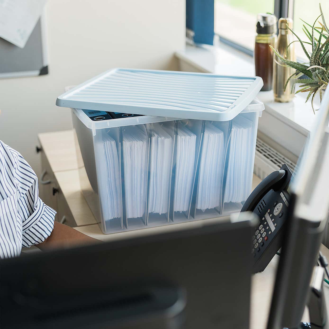 Wham Box Set of 3 Stackable Boxes & Lids