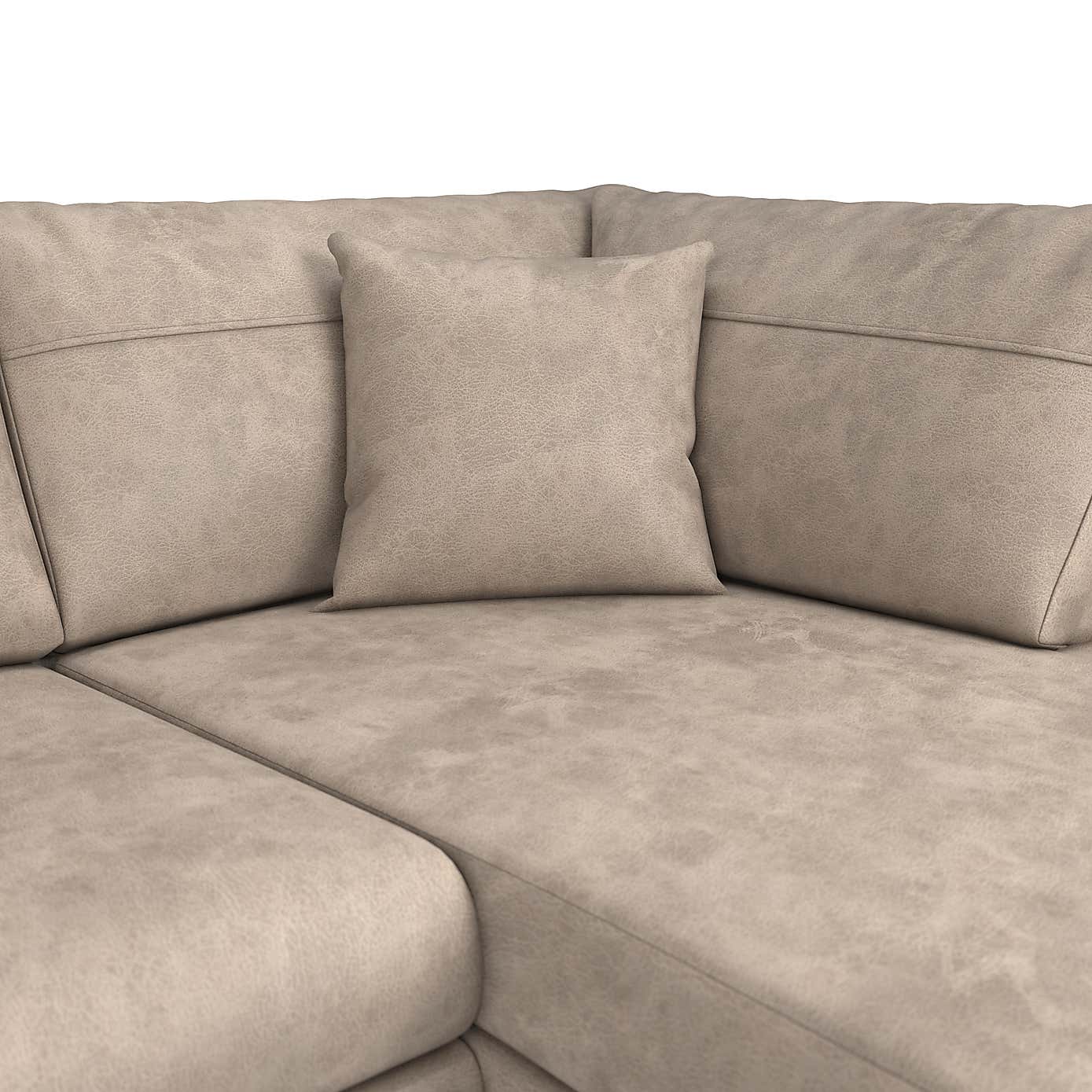 Carson Faux Leather Right Hand Corner Sofa
