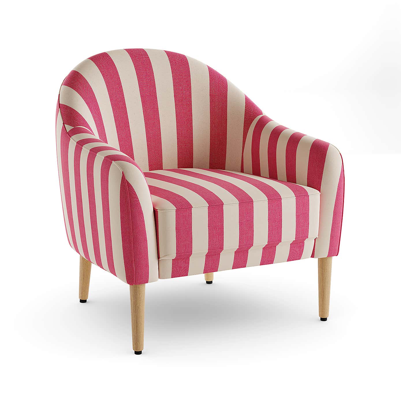 Kaspar Woven Stripe Tub Chair