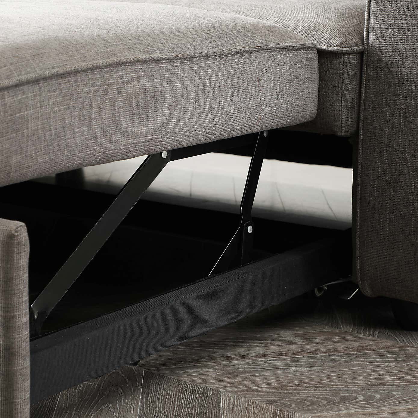 Kayden Reversible Woven Corner Double Sofa Bed