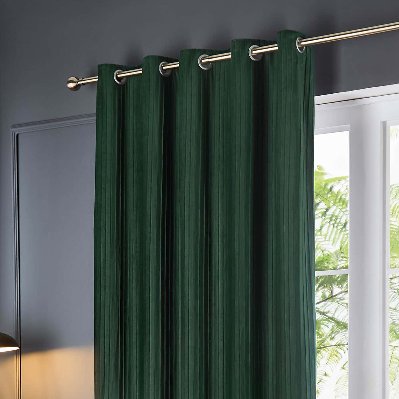Paoletti Corinthian Eyelet Curtains