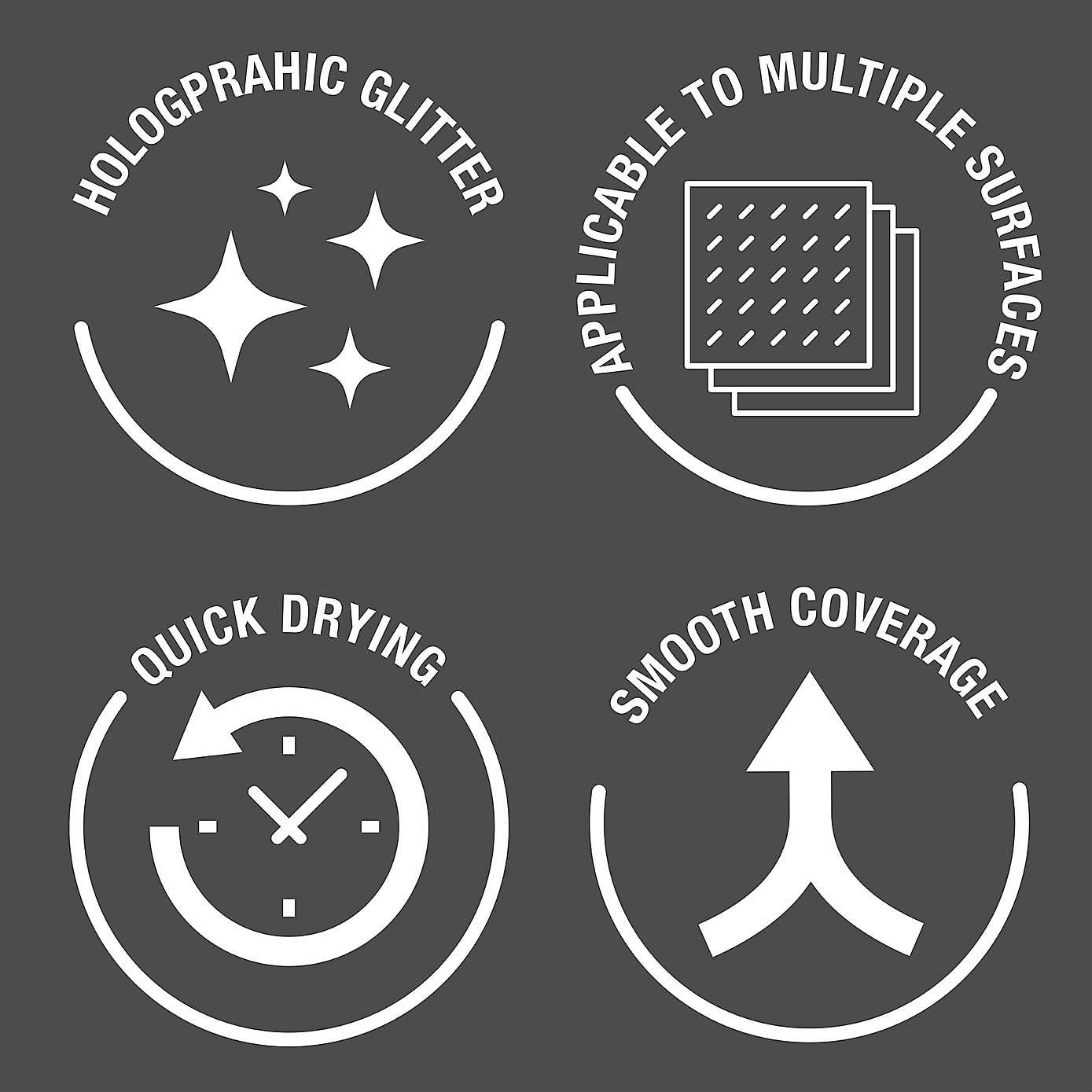 Black Holographic 150ml Spray Paint