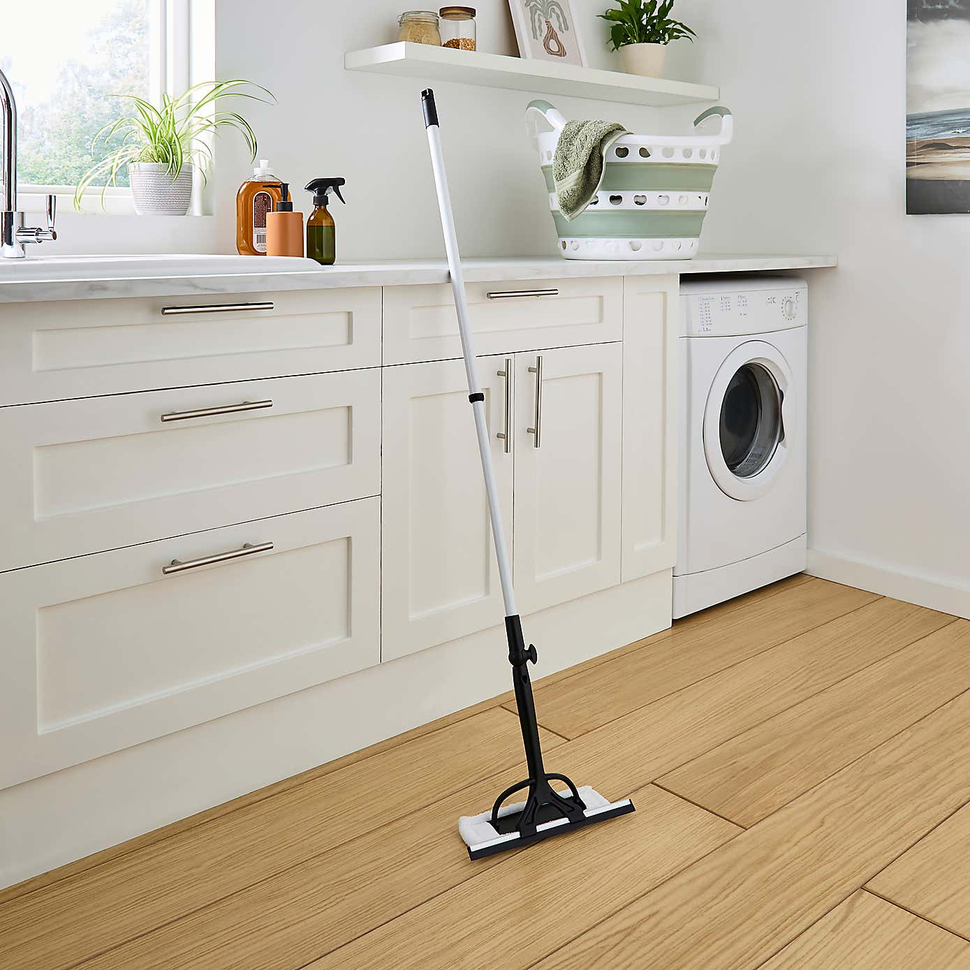 Easy Reach 2in1 Window Cleaner with Extendable Handle