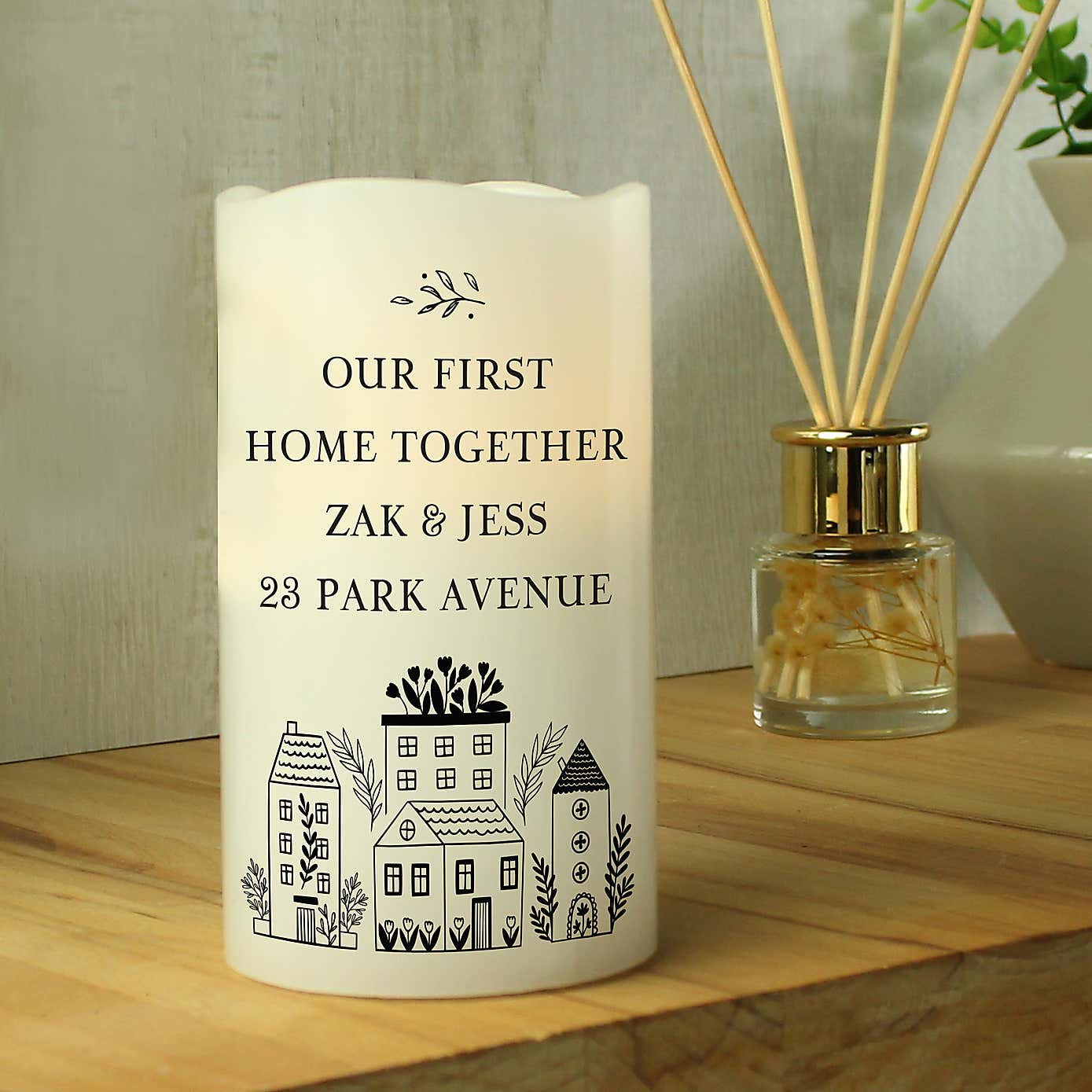 Personalised Home LED Candle