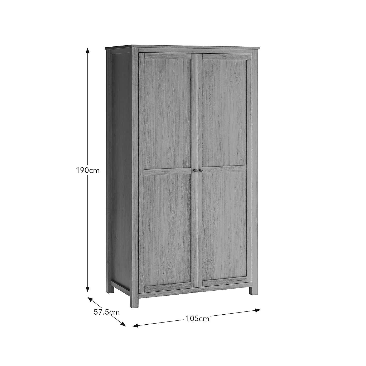 Olney Double Wardrobe