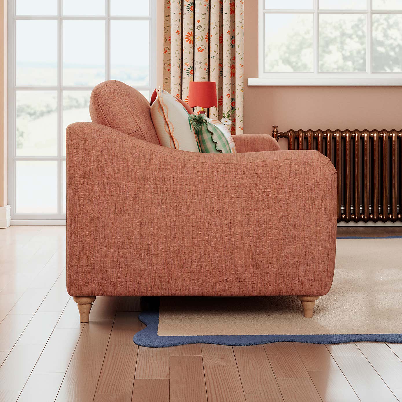 Slub Faux Linen Fabric Sample