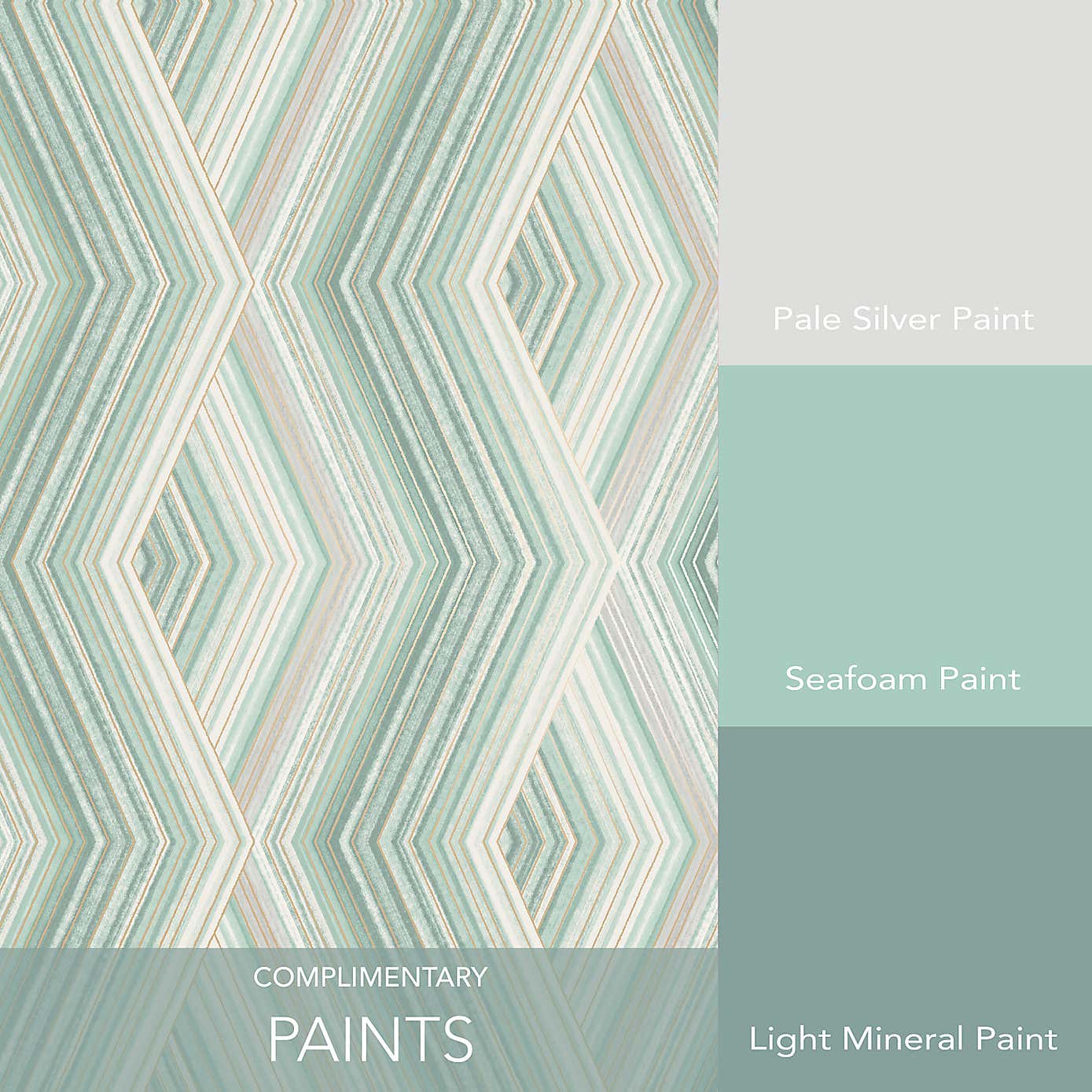 Aura Emerald Geometric Wallpaper