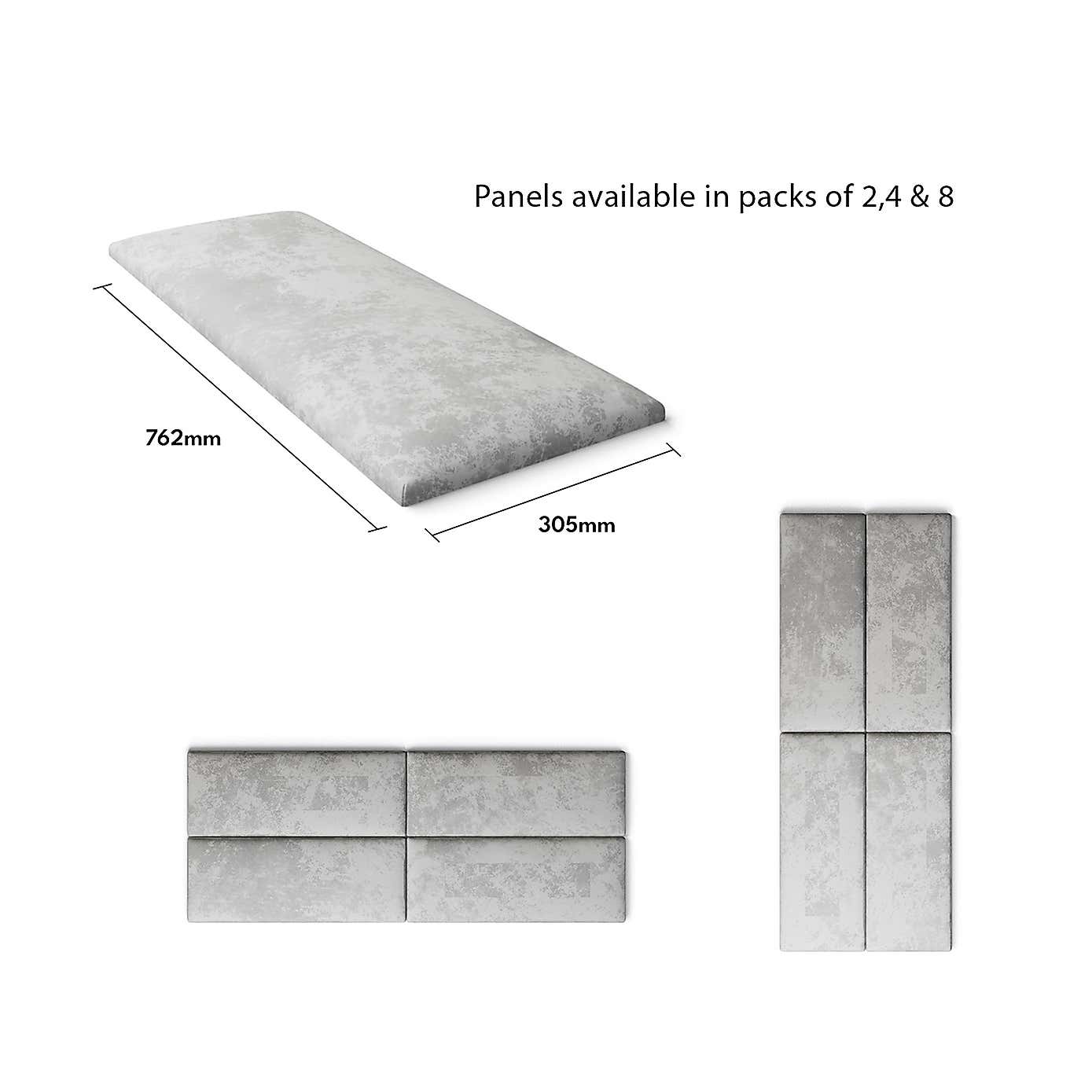 Aspire EasyMount Mirazzi Velvet Upholstered Wall Panels