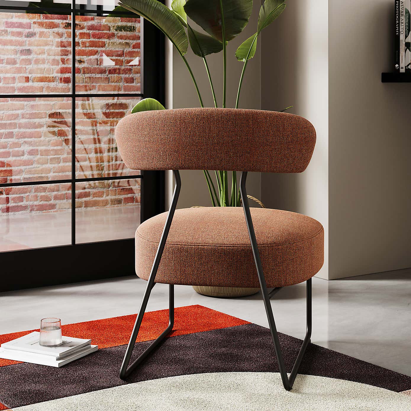 Percy Textured Weave Accent Chair