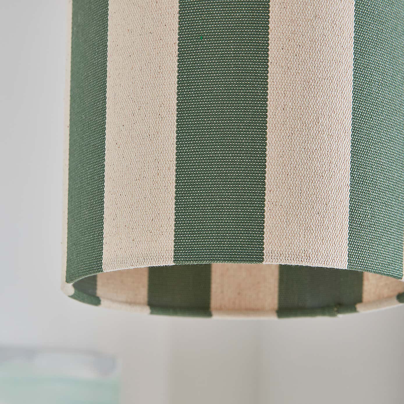 Beatrice Stripe Drum Lamp Shade