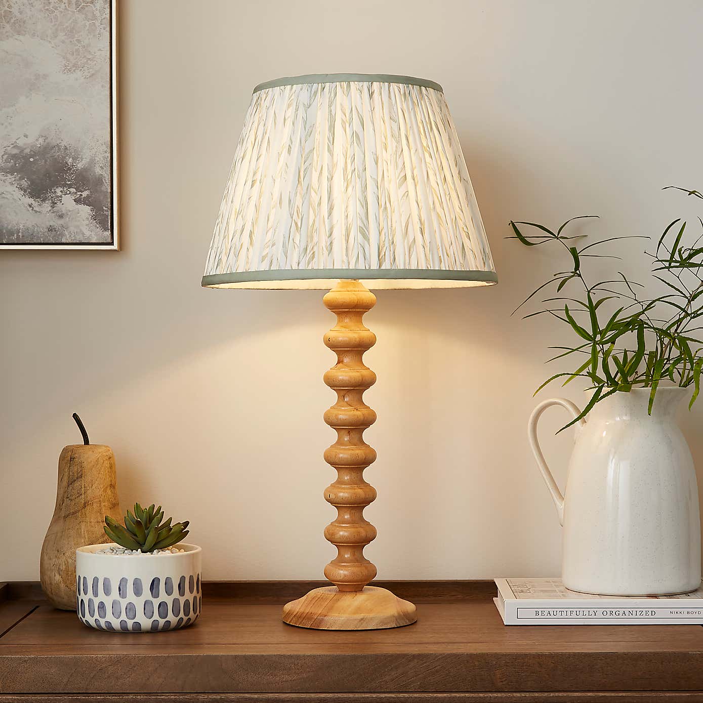 Fern Pleated Easy Fit Lamp Shade