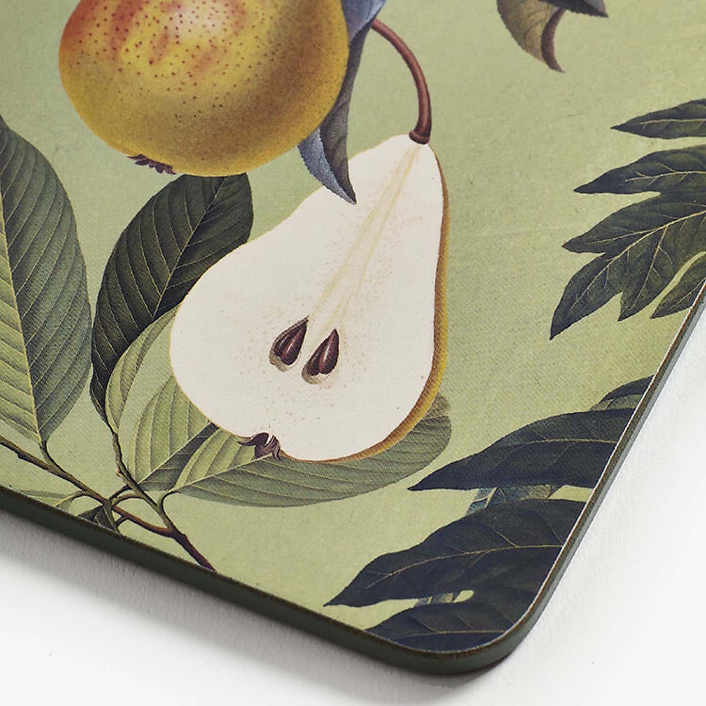 Set of 4 Kew Fruit And Floral Coasters