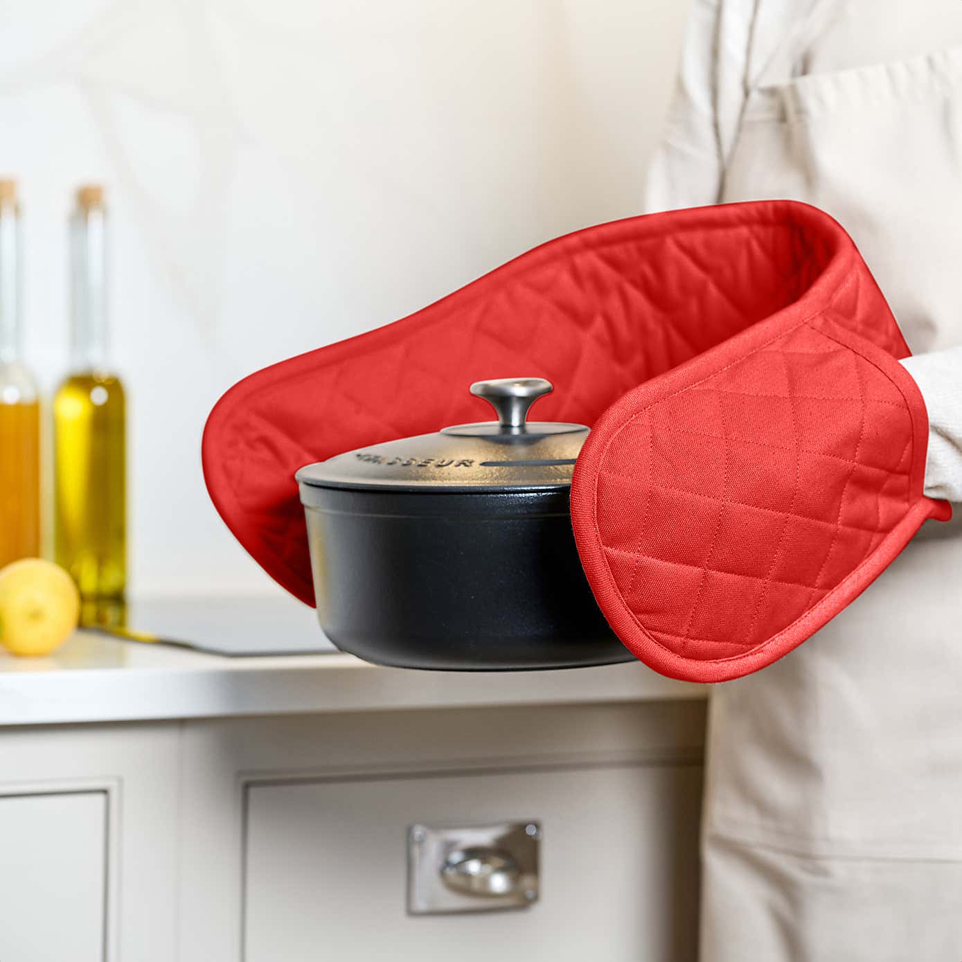 Dexam Love Colour Double Oven Gloves