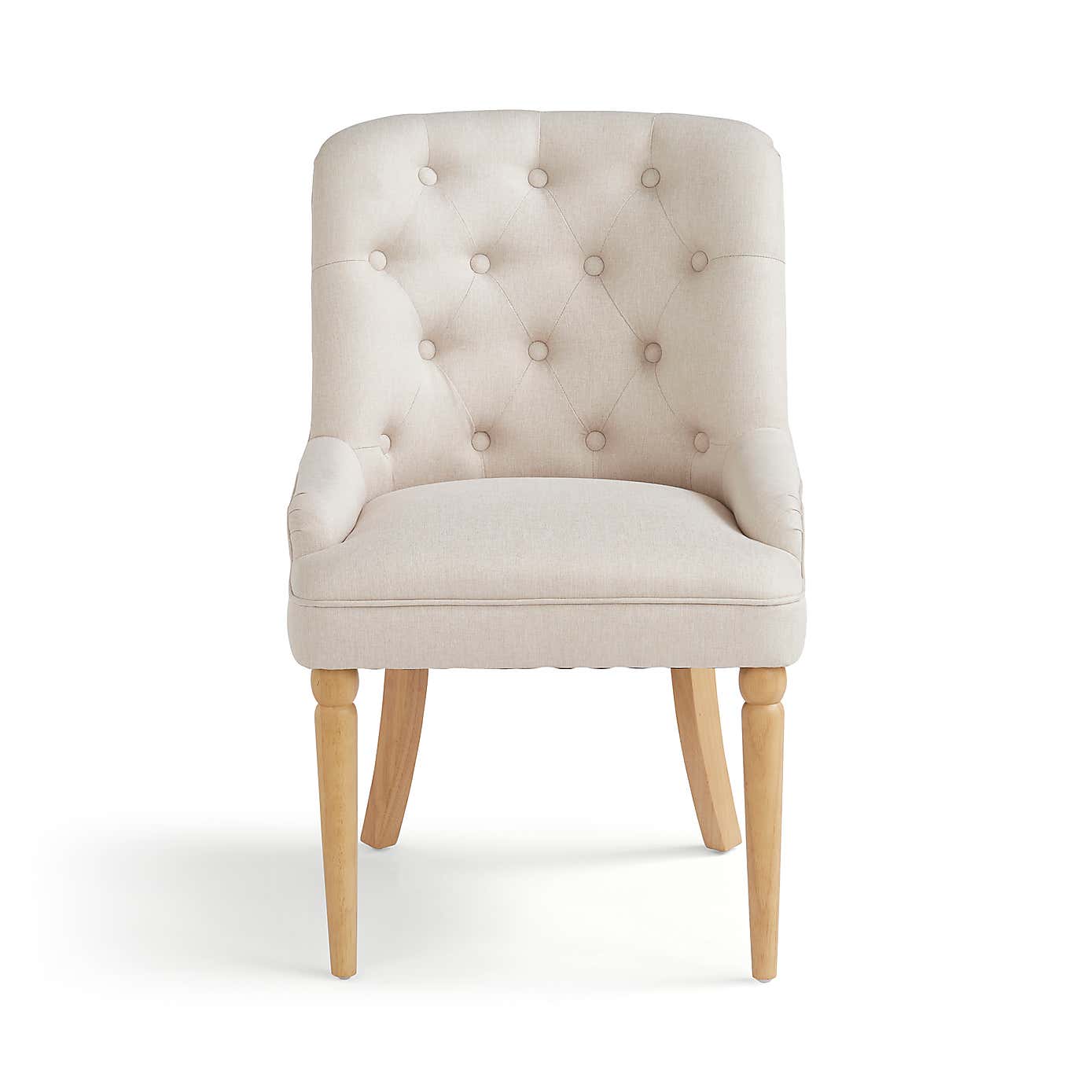 Beatrice Button Back Dining Chair, Fabric