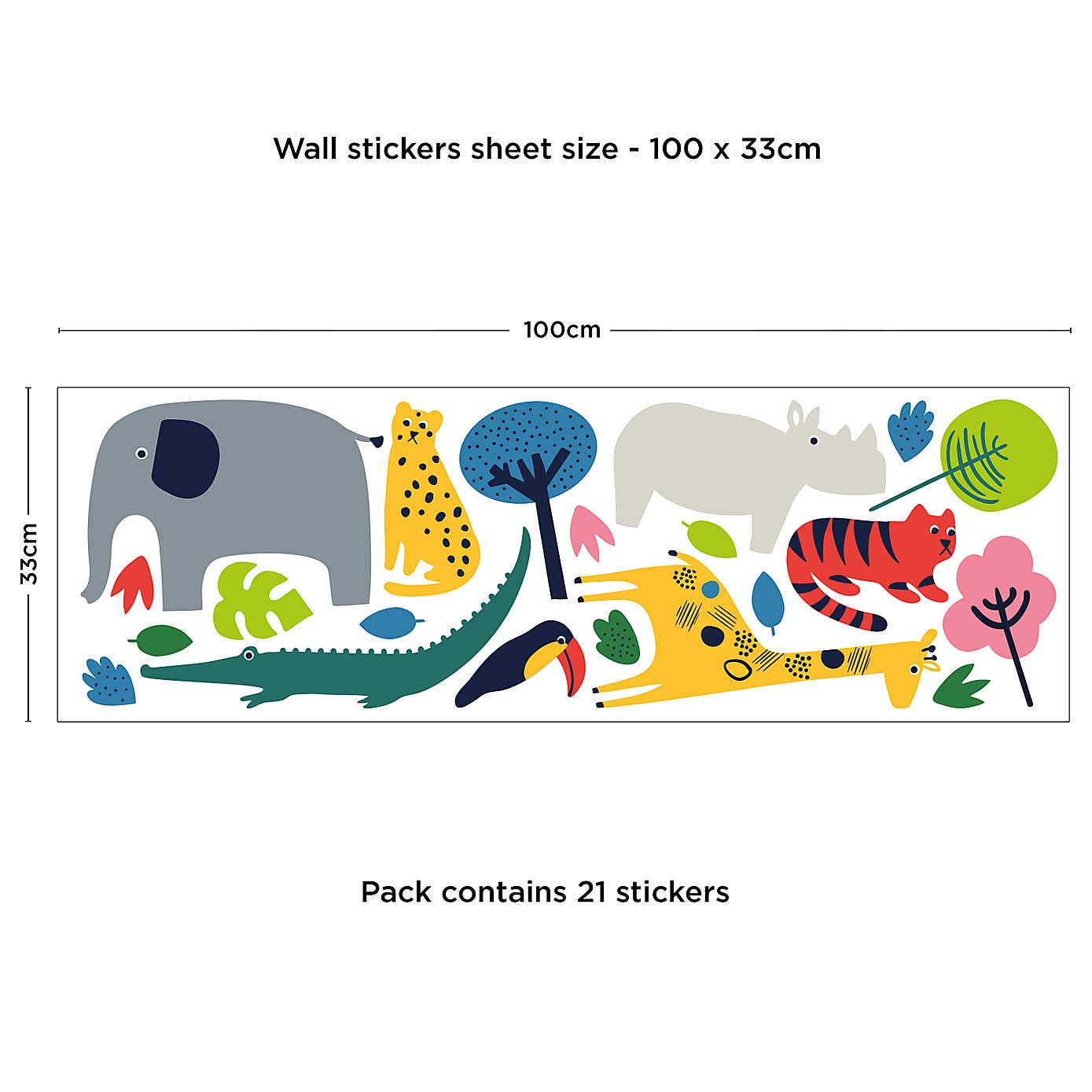Elements Jungle Wall Stickers